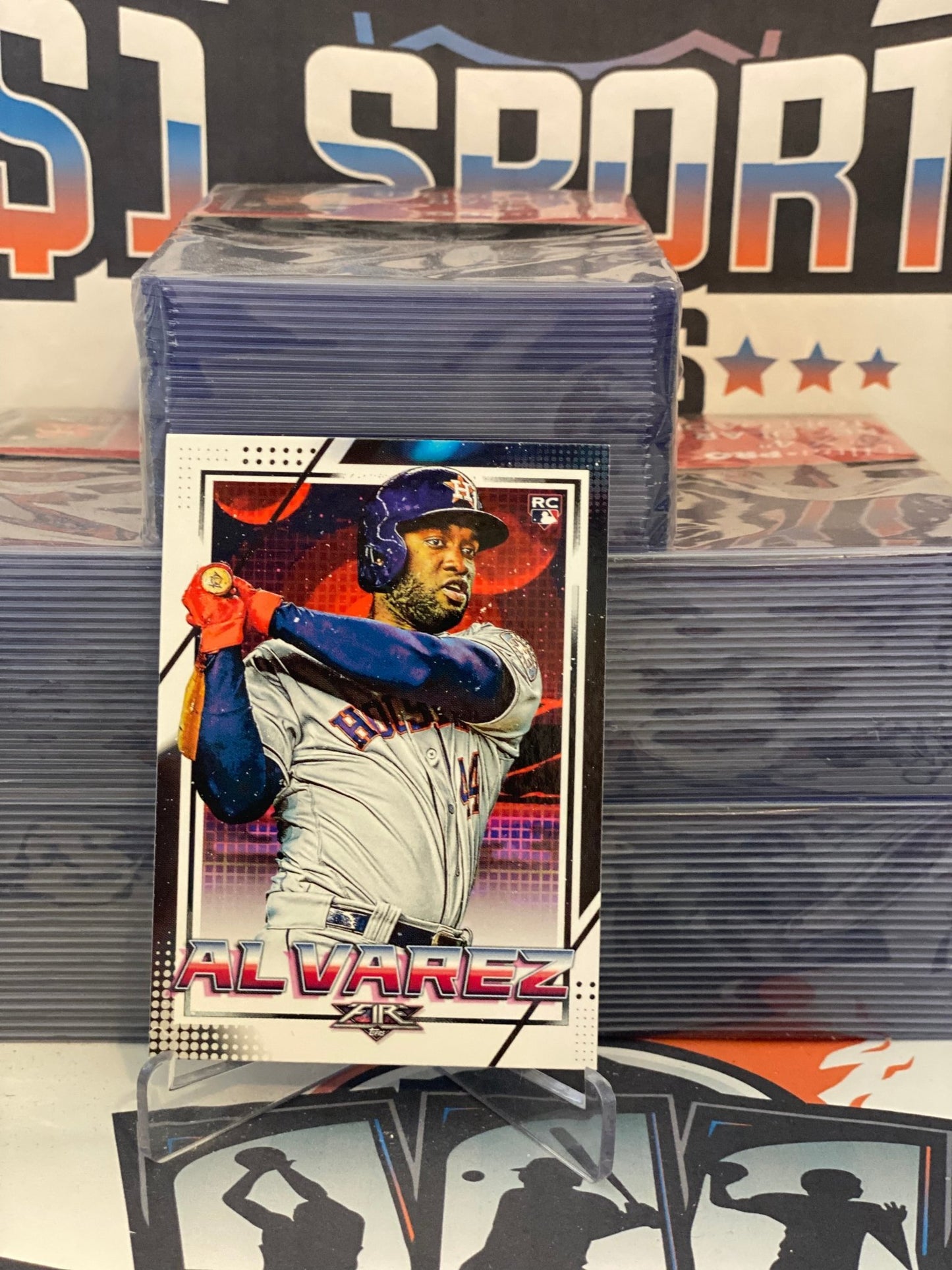 2020 Topps Fire Yordan Alvarez Rookie #195