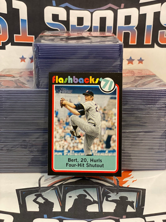 2020 Topps Heritage (Baseball Flashbacks) Bert Blyleven #BF-2