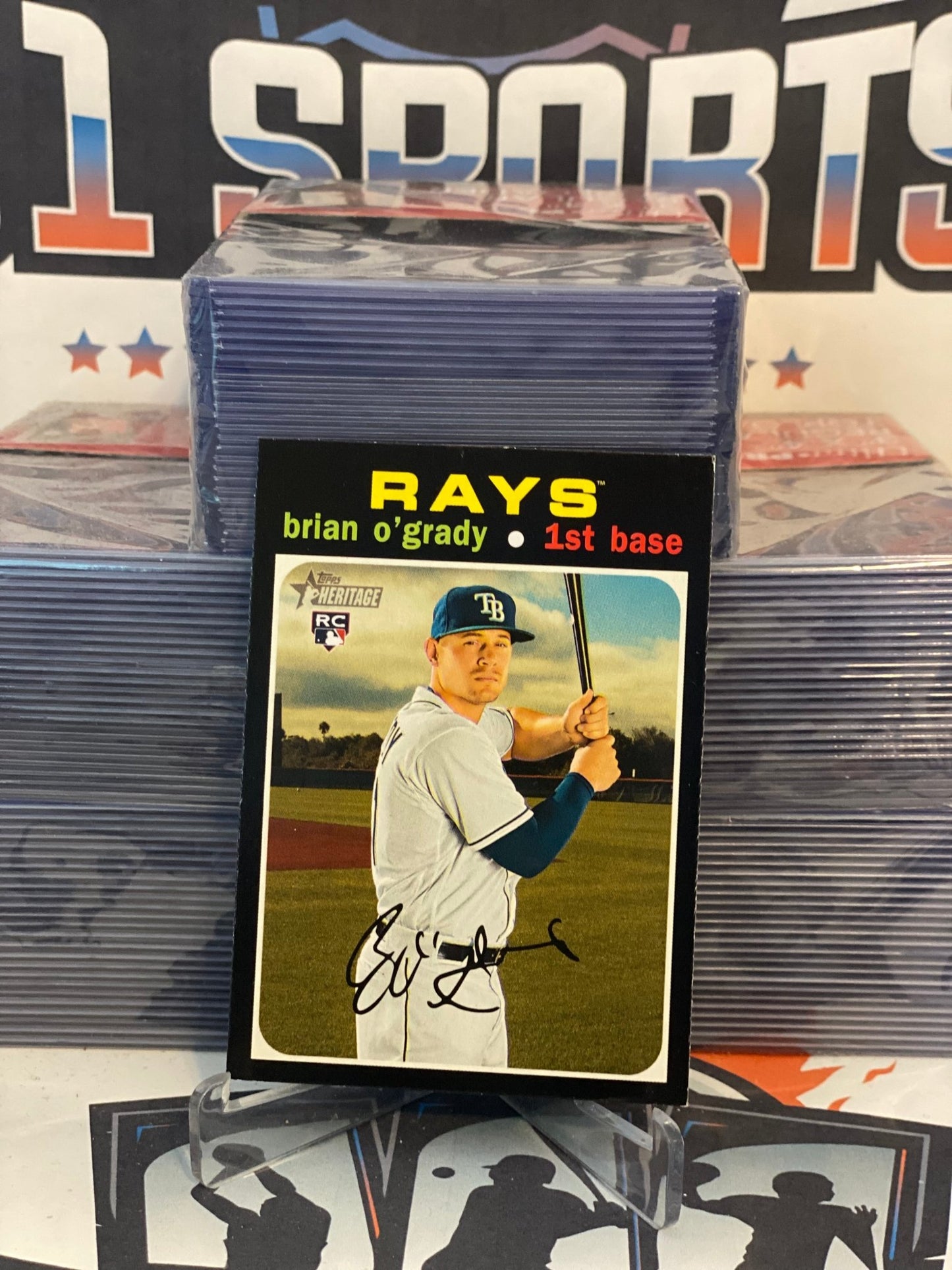 2020 Topps Heritage Brian O'Grady #610