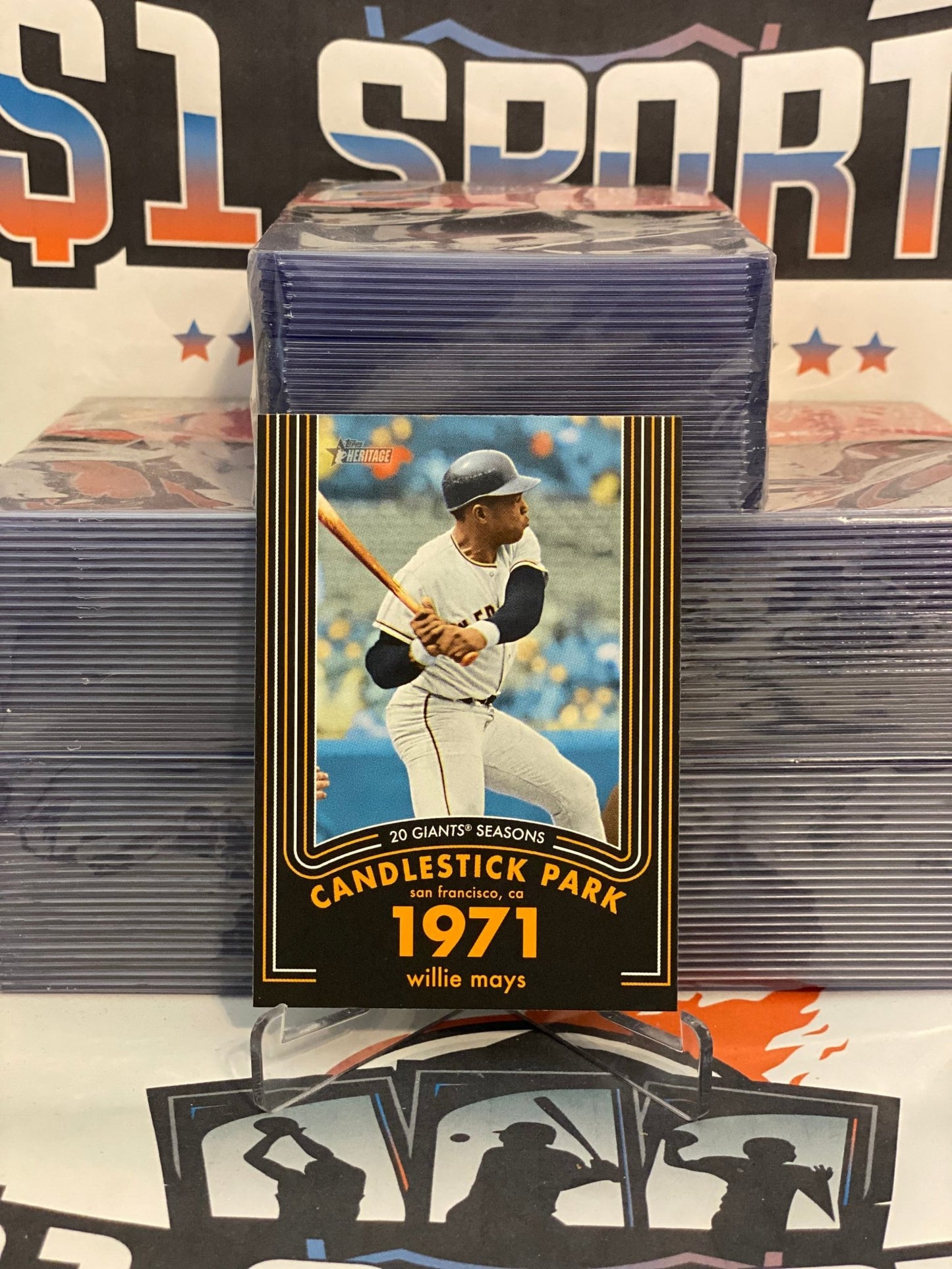 2020 Topps Heritage (Candlestick Park) Willie Mays #20