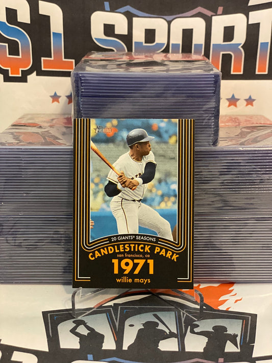 2020 Topps Heritage (Candlestick Park) Willie Mays #20