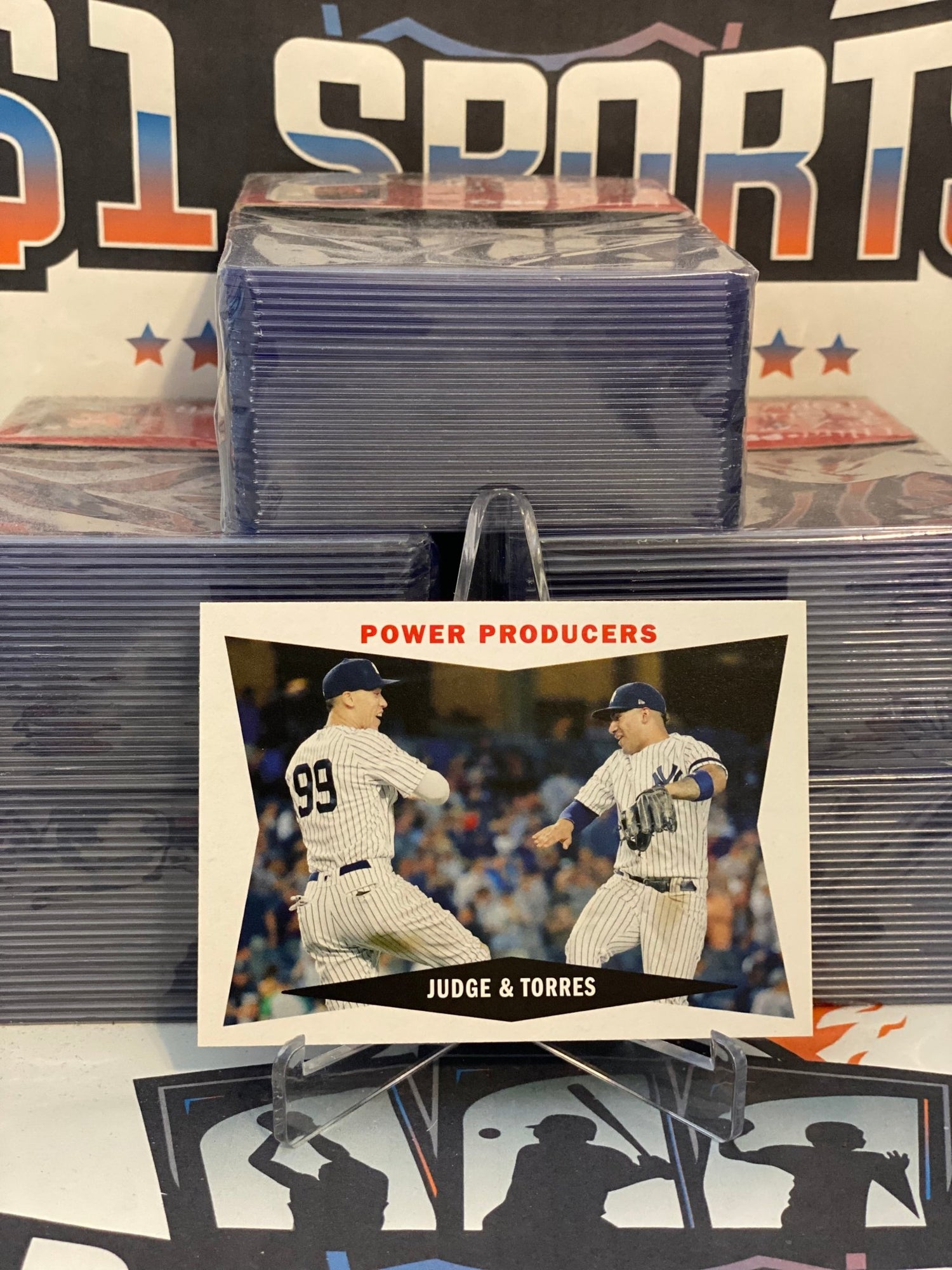 2020 Topps Heritage (Classic Combos) Aaron Judge & Gleyber Torres #60CC-JT