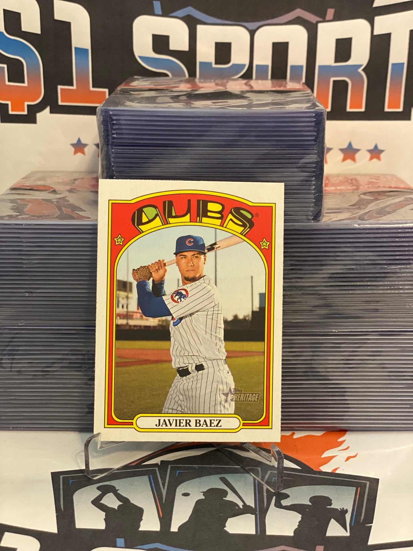 2020 Topps Heritage Javier Baez #142