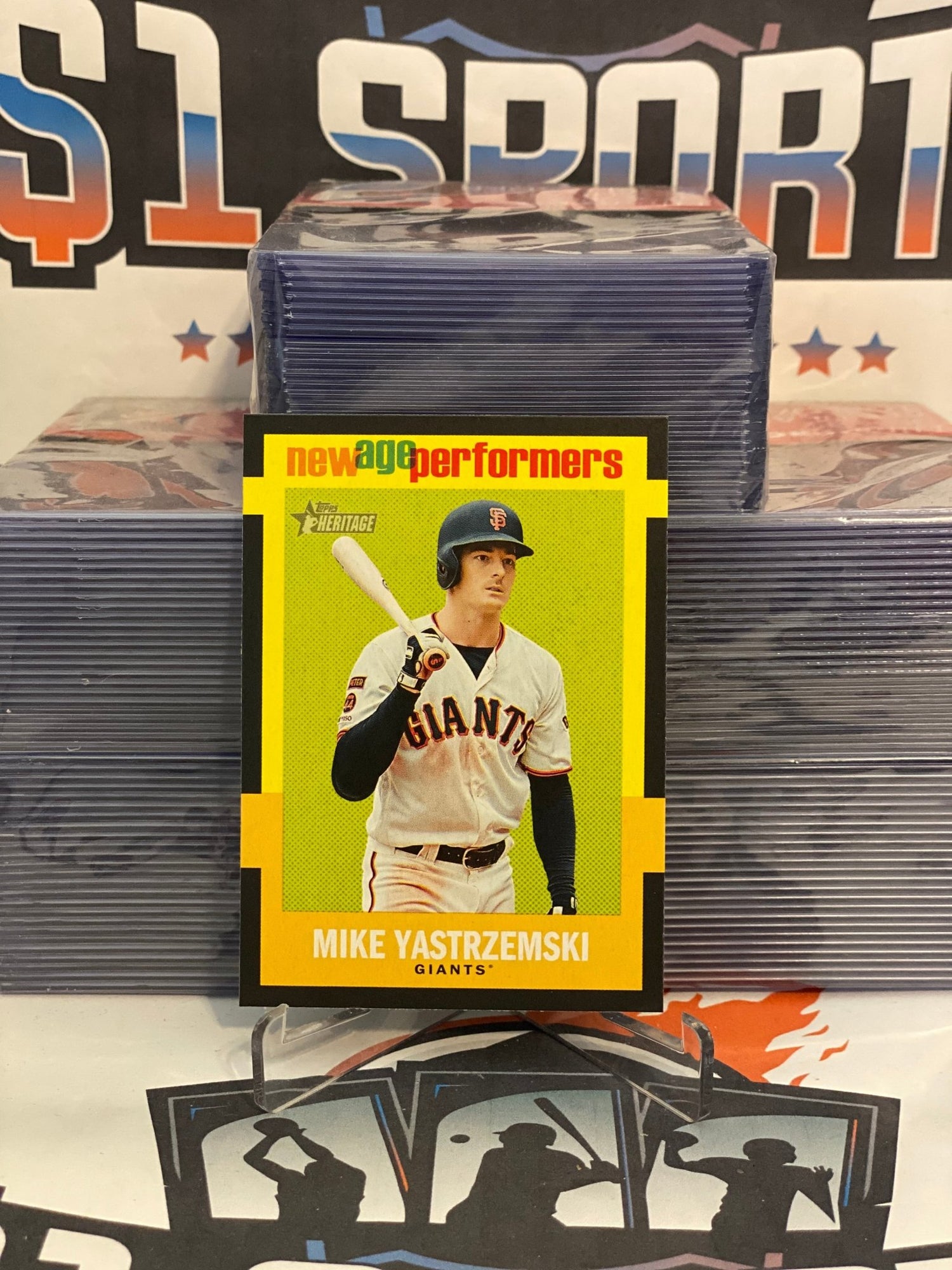 2020 Topps Heritage (New Age Performers) Mike Yastzemski #NAP-18