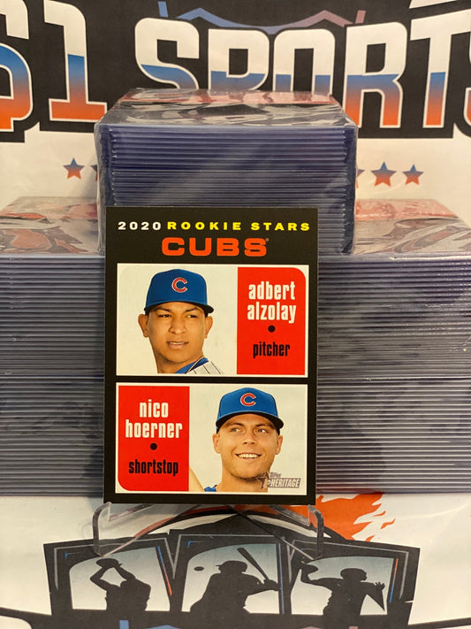 2020 Topps Heritage (Rookie Stars) Nico Hoerner & Adbert Alzolay #121
