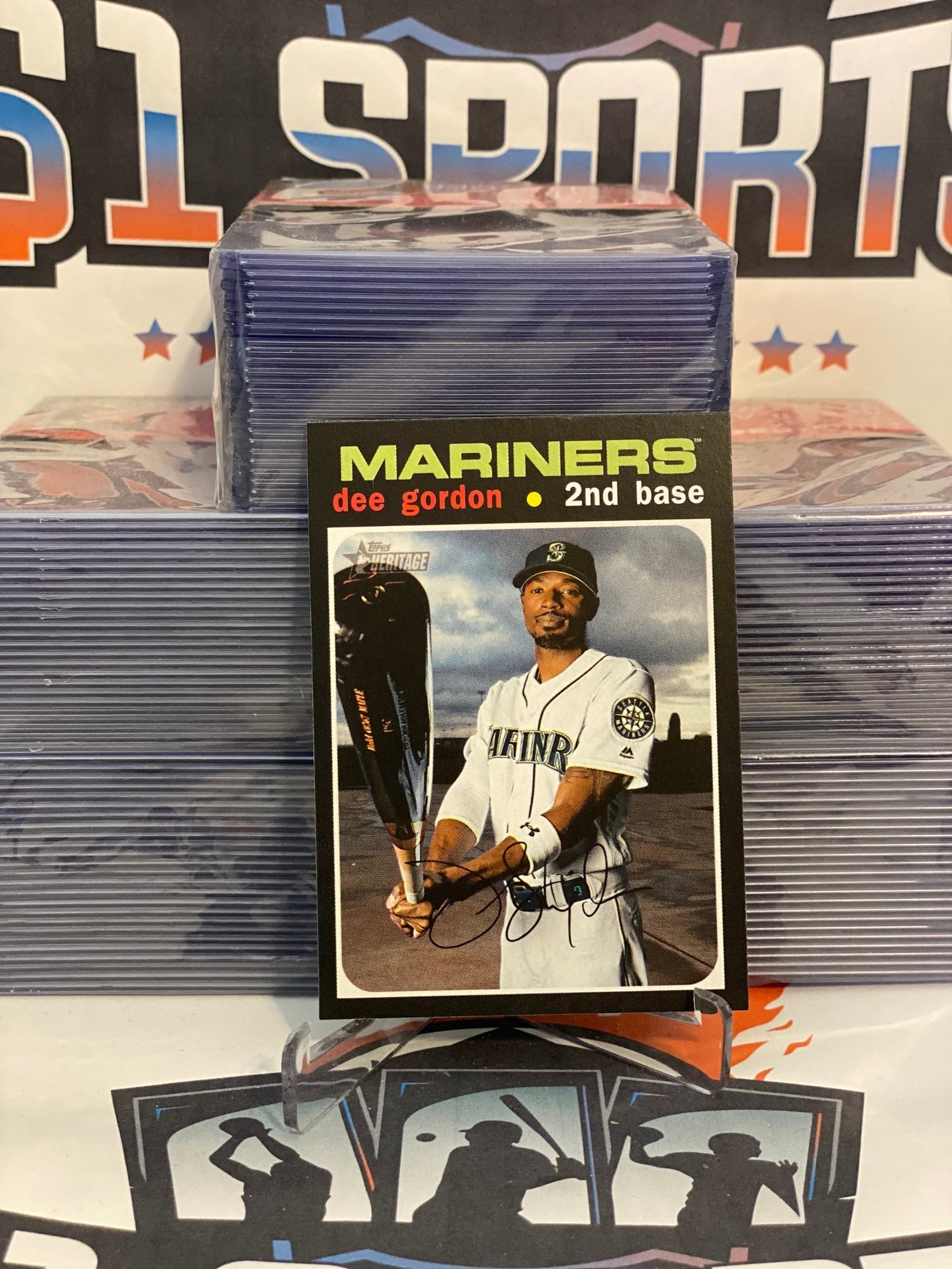 2020 Topps Heritage (Short Print) Dee Gordon #405