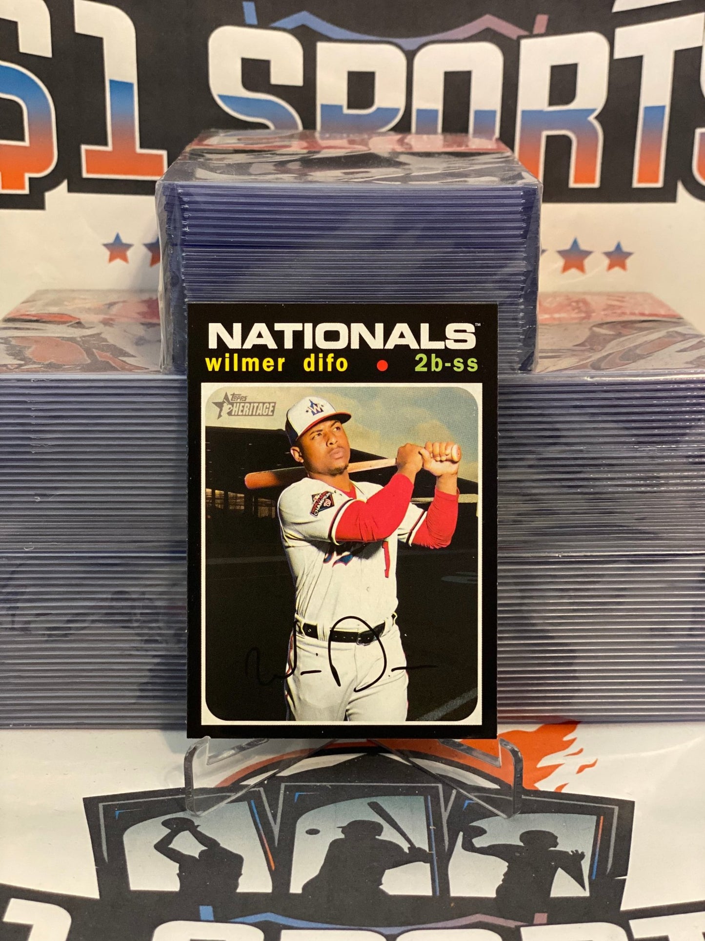 2020 Topps Heritage (Short Print) Wilmer Difo #720