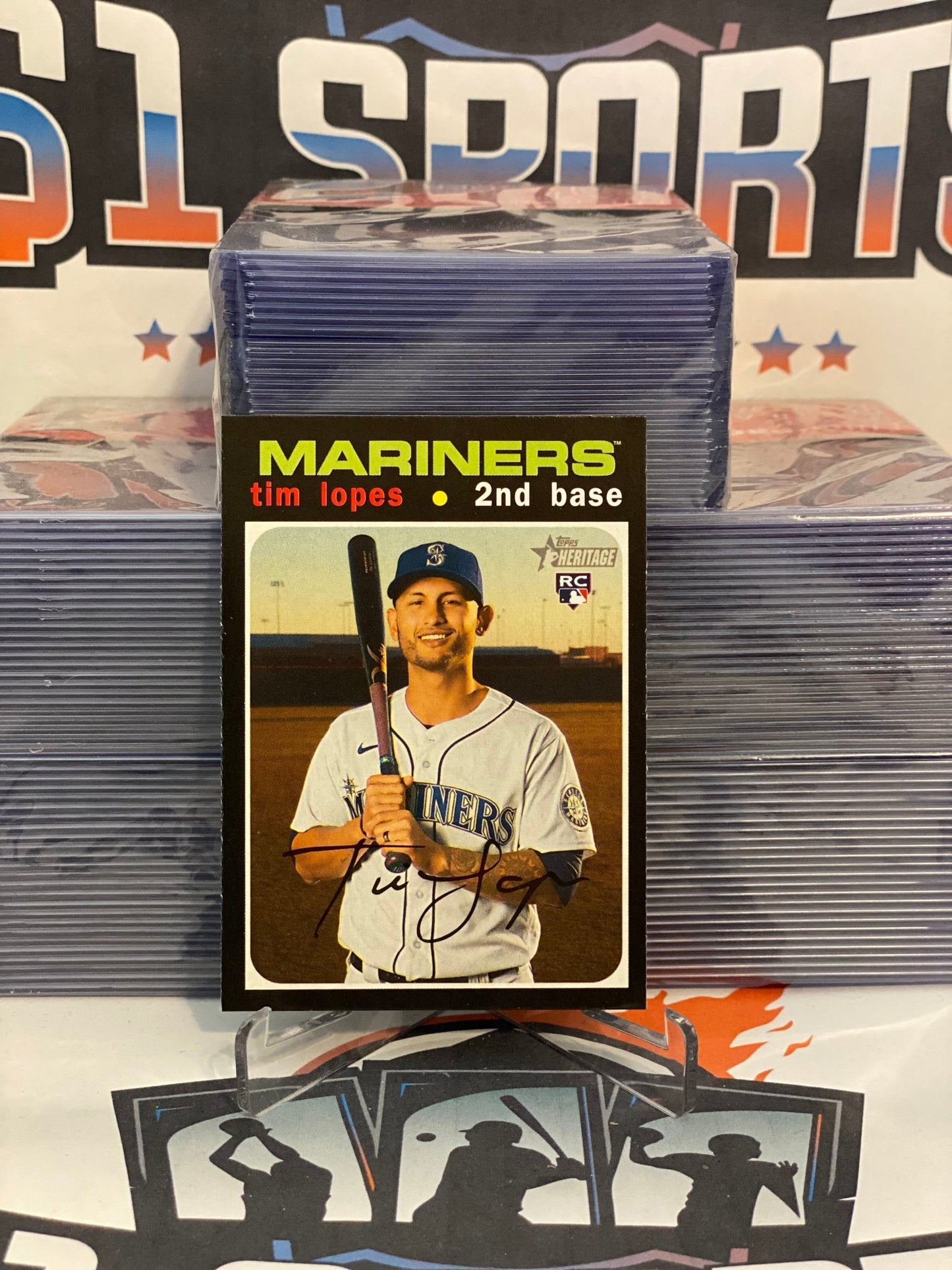 2020 Topps Heritage Tim Lopes Rookie #606