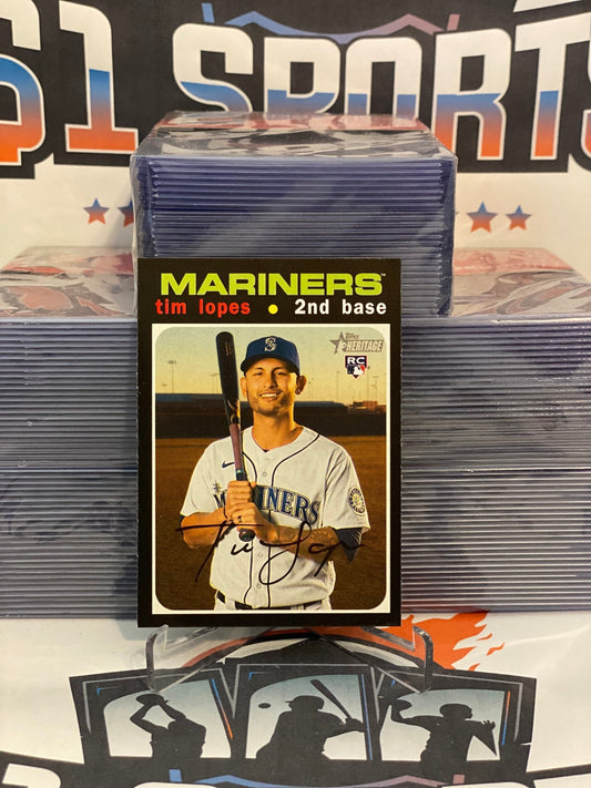 2020 Topps Heritage Tim Lopes Rookie #606