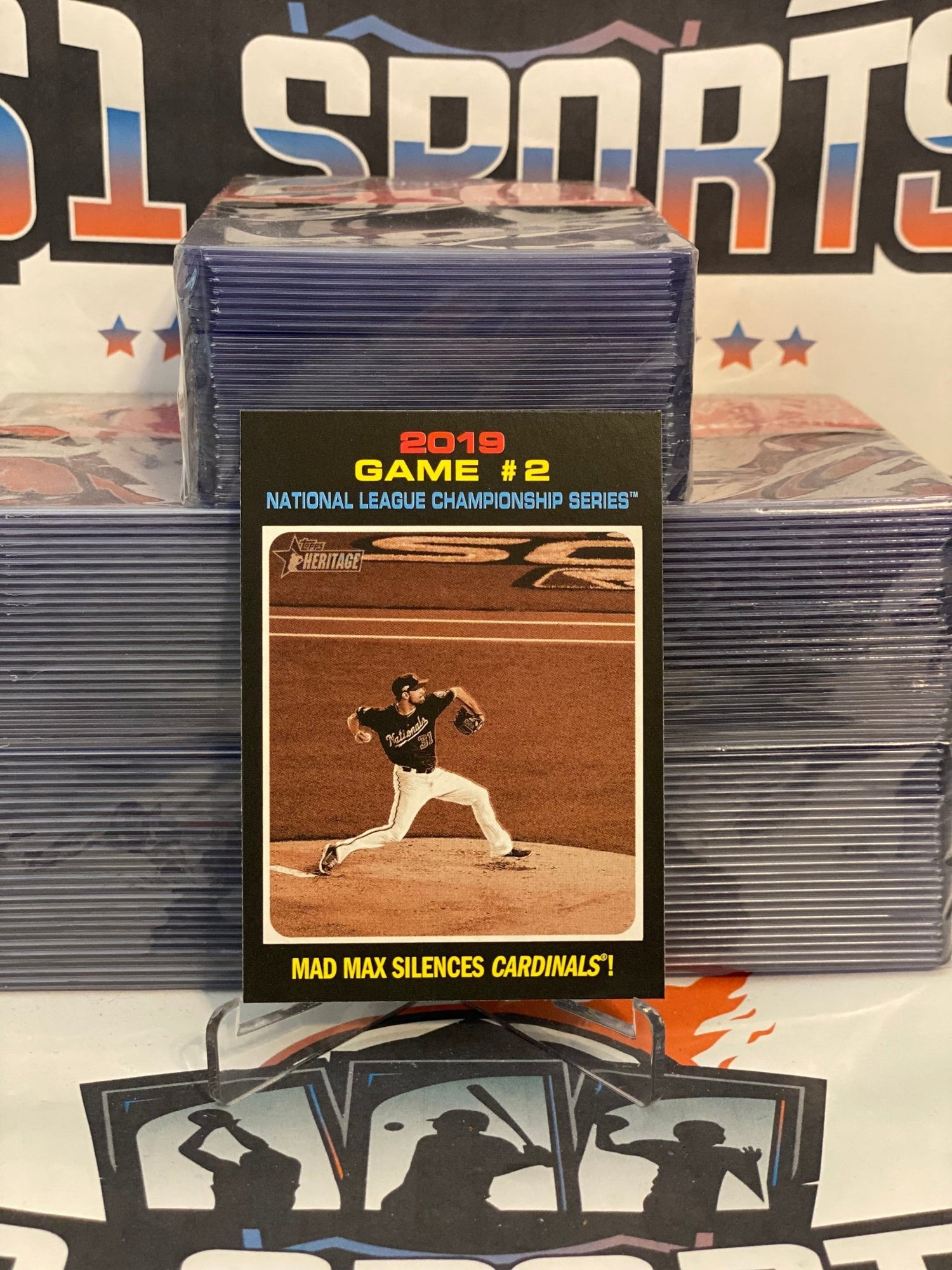 2020 Topps Heritage (World Series) Max Scherzer #203