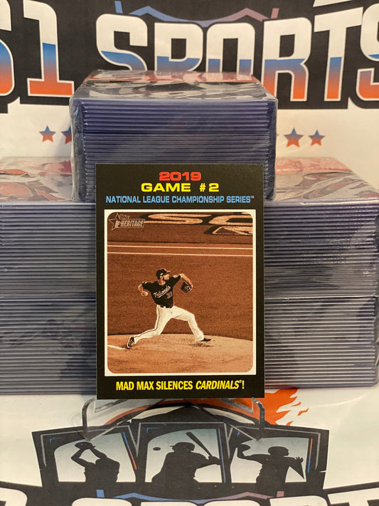 2020 Topps Heritage (World Series) Max Scherzer #203