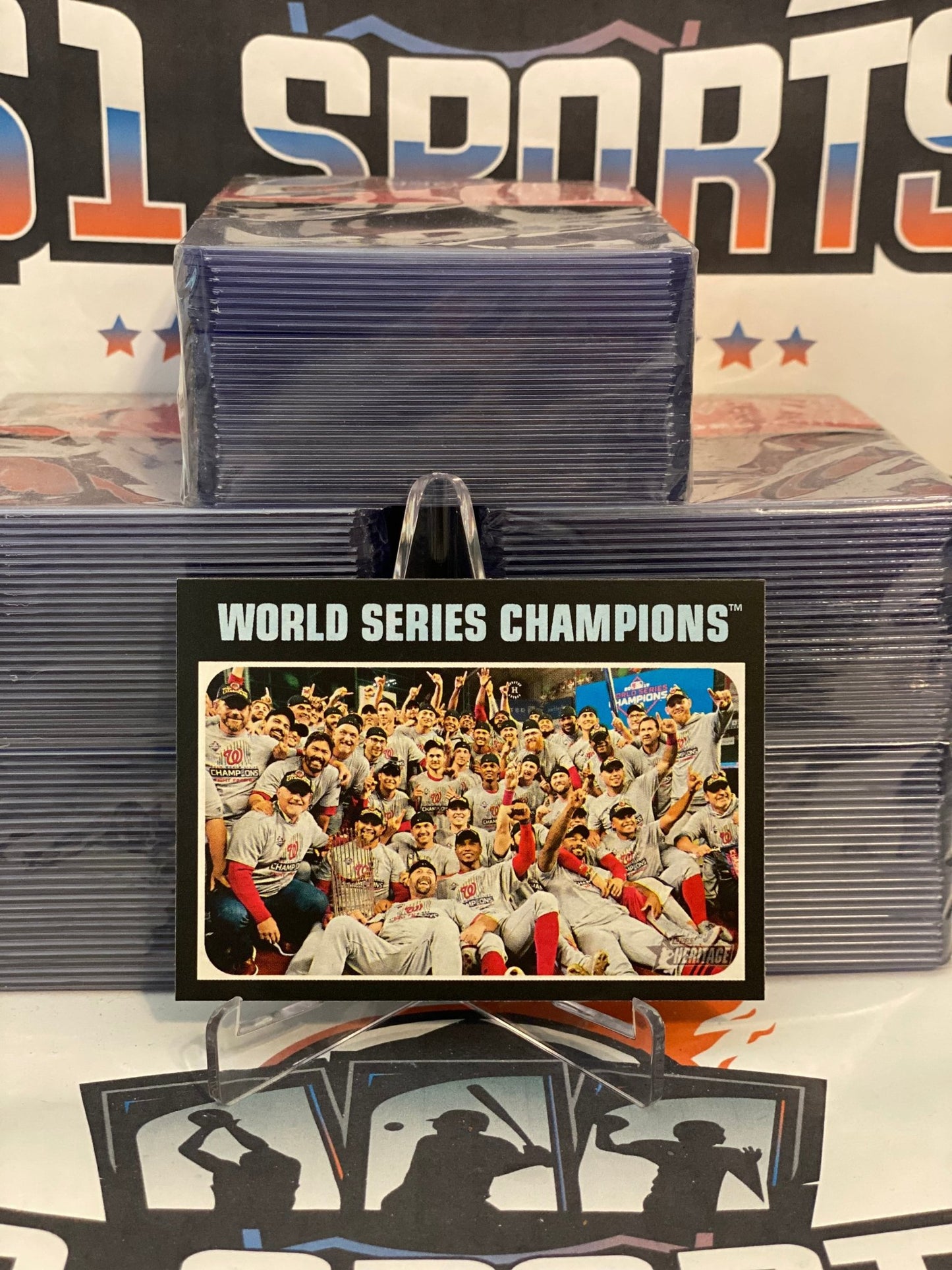 2020 Topps Heritage (World Series) Washington Nationals #1