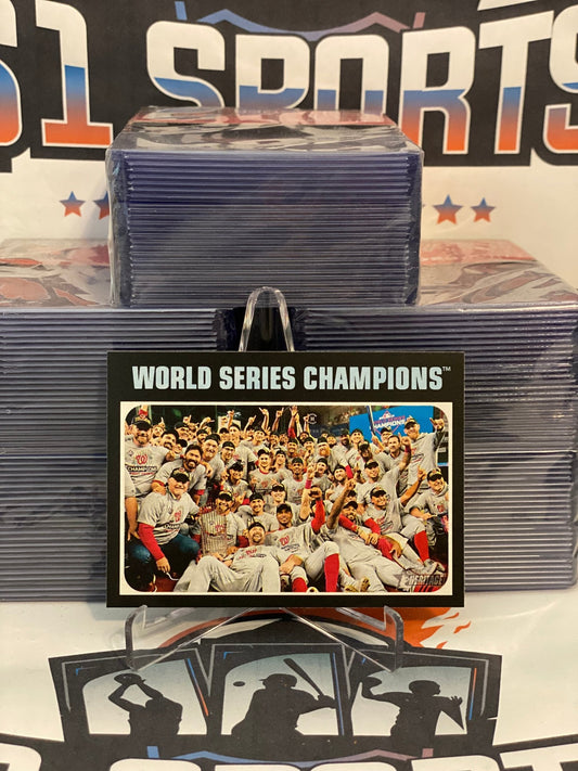 2020 Topps Heritage (World Series) Washington Nationals #1
