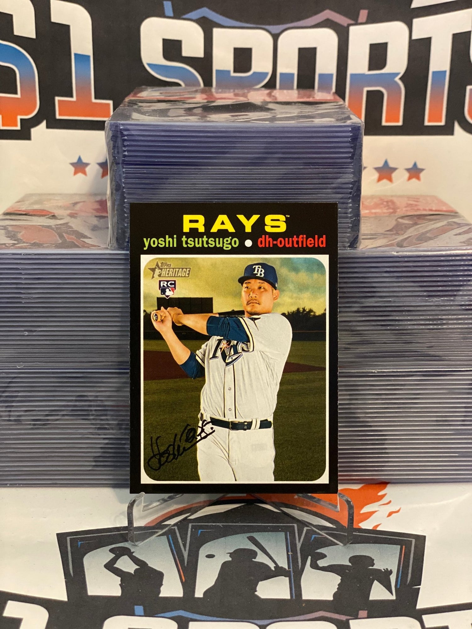 2020 Topps Heritage Yoshi Tsutsguo Rookie #548