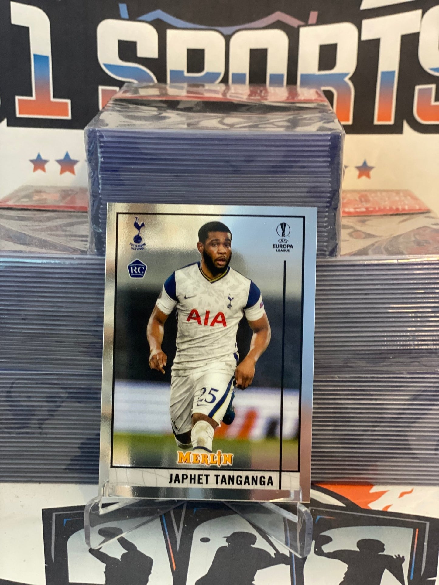 2020 Topps Merlin UEFA Champions League Japhet Tanganga Rookie #68