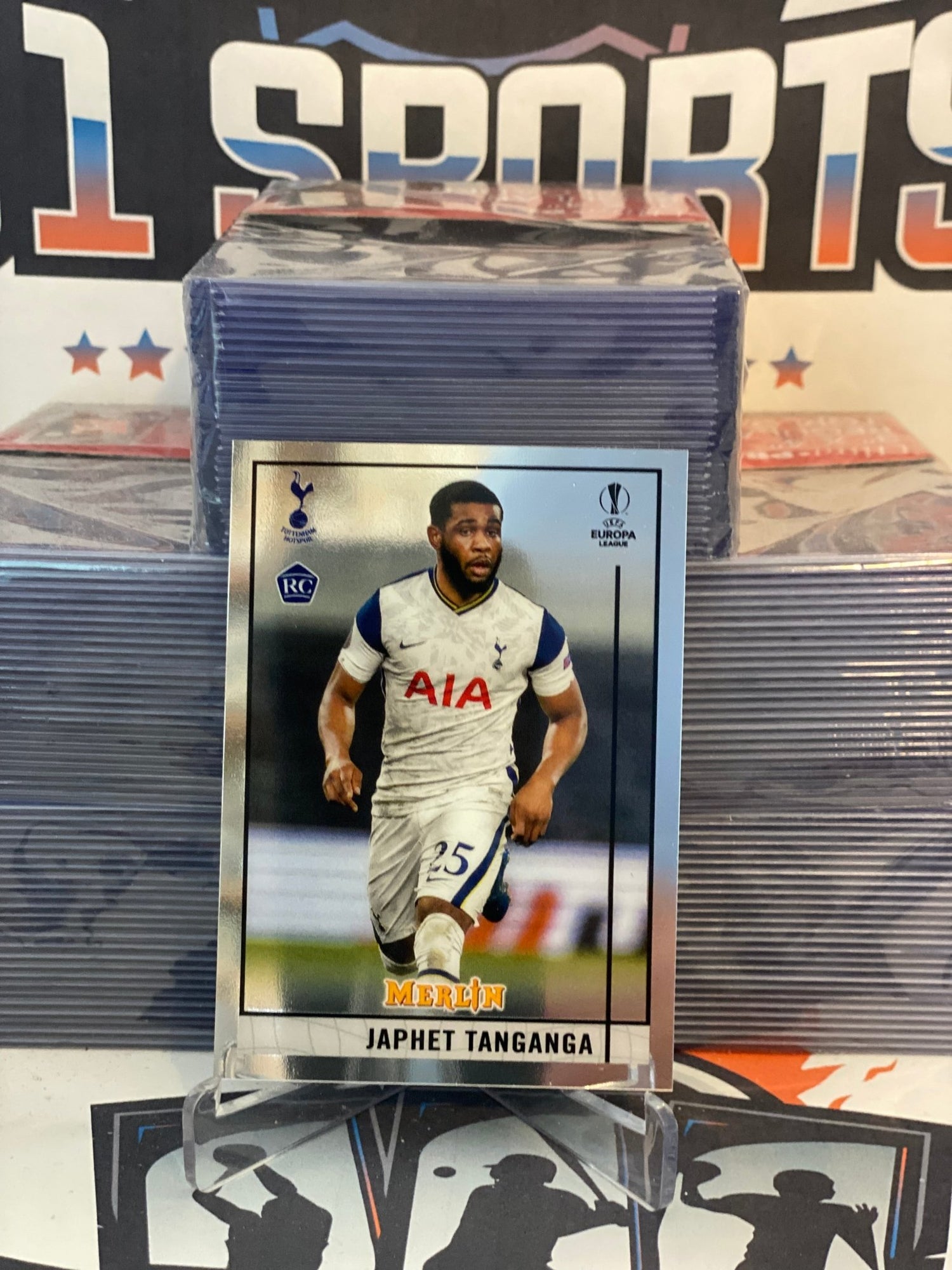 2020 Topps Merlin UEFA Champions League Japhet Tanganga Rookie #68