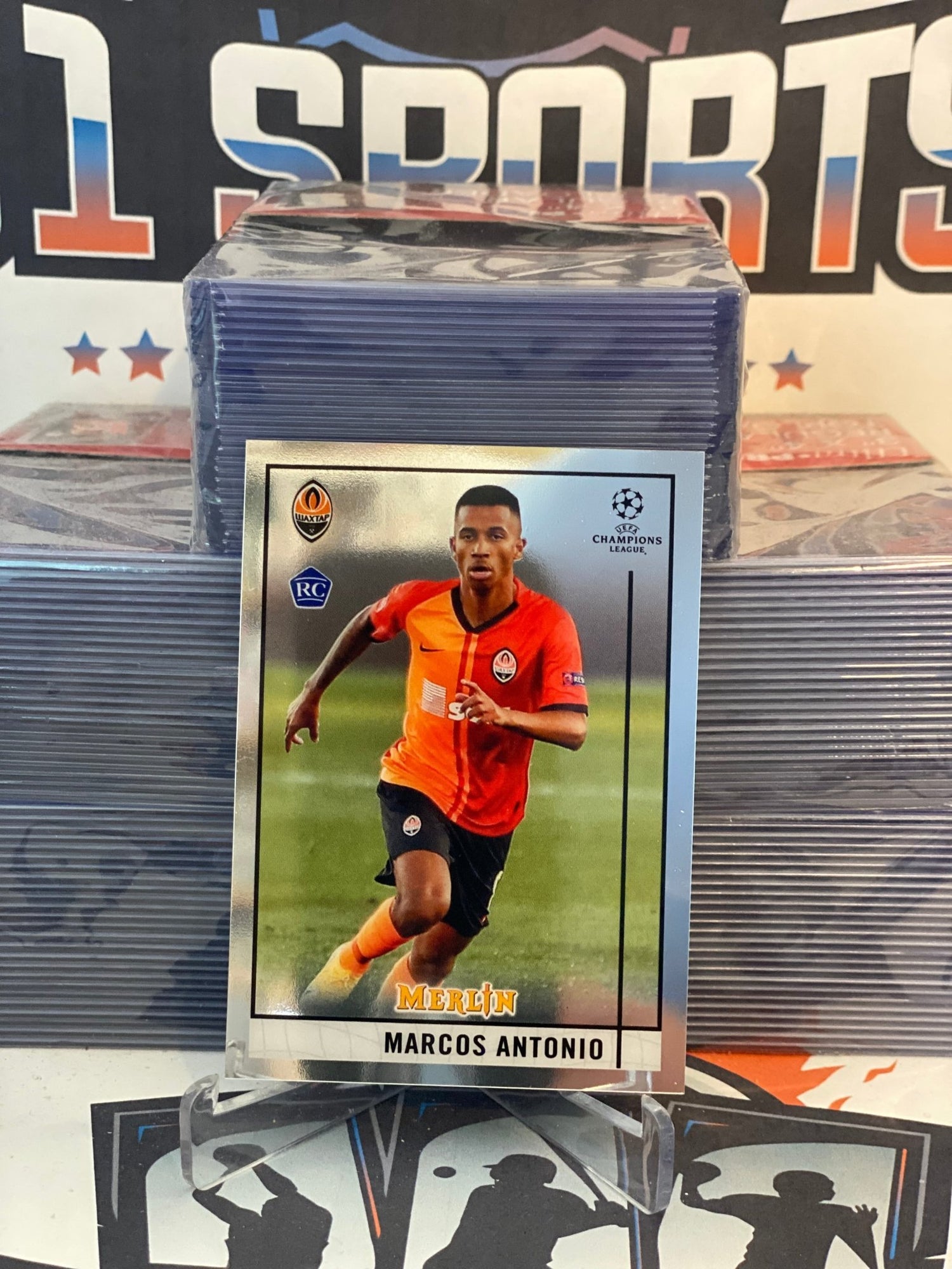 2020 Topps Merlin UEFA Champions League Marcos Antonio Rookie #34