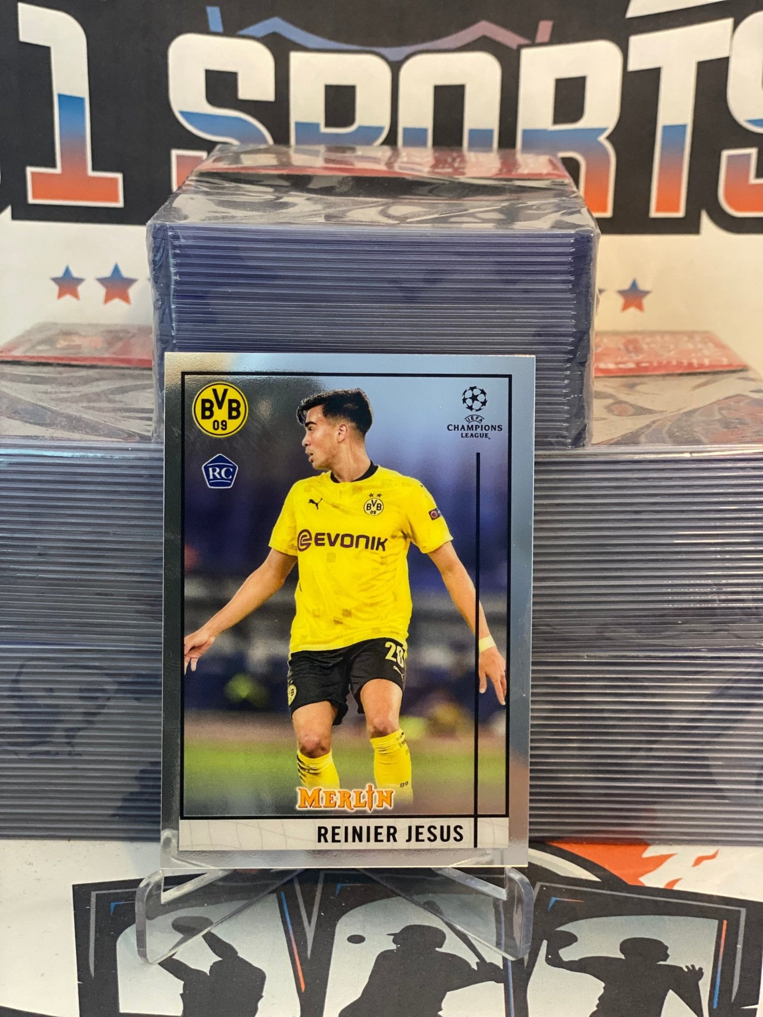 2020 Topps Merlin UEFA Champions League Reinier Jesus Rookie #92