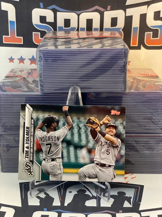 2020 Topps (South Side Infielders) Tim Anderson & Yolmer Sanchez #85