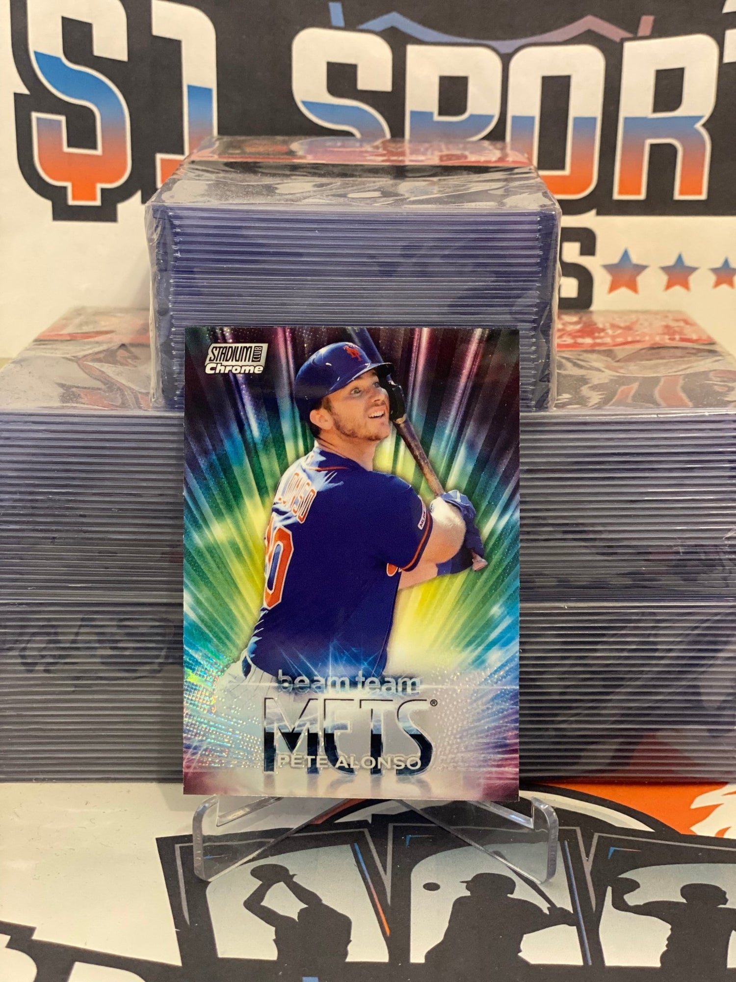 2020 Topps Stadium Club Chrome (Beam Team) Pete Alonso #BT-1