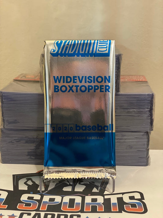2020 Topps Stadium Club MLB Baseball Widevision Boxtopper Retail Pack