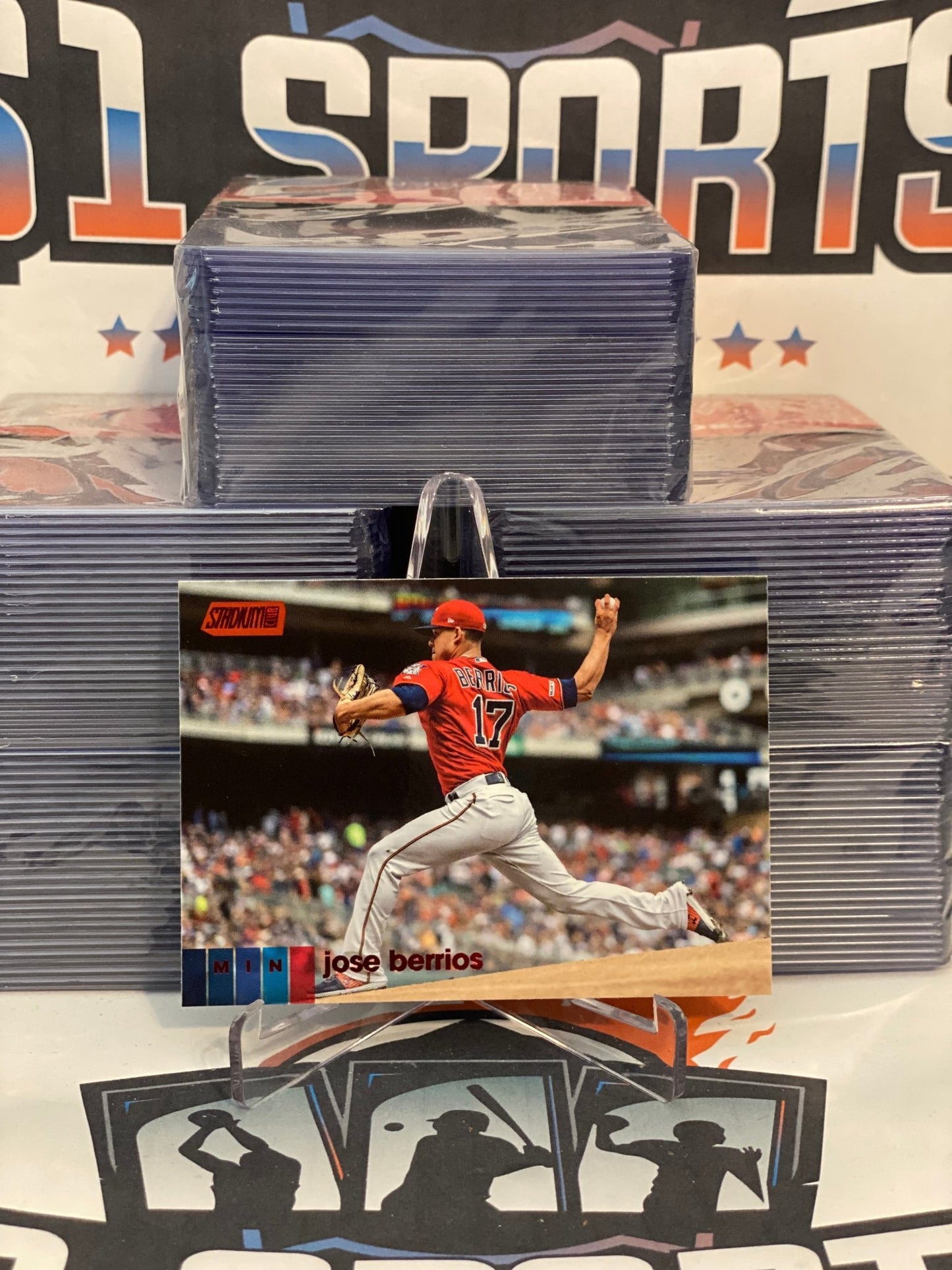 2020 Topps Stadium Club (Red Foil) Jose Berrios #254