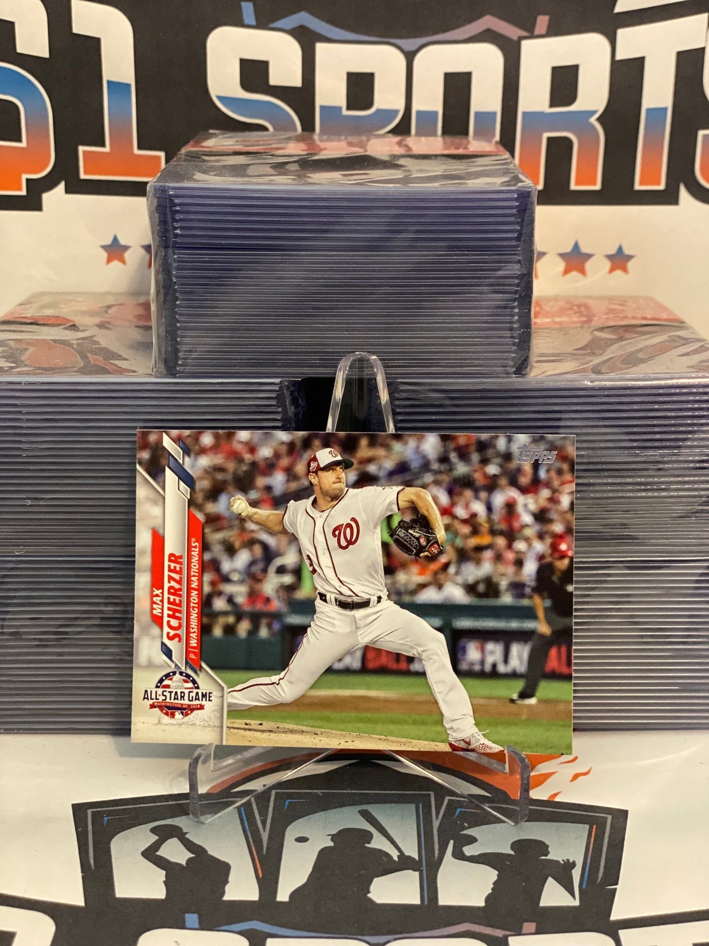 2020 Topps Update (2018 MLB All-Star Game) Max Scherzer #U-185