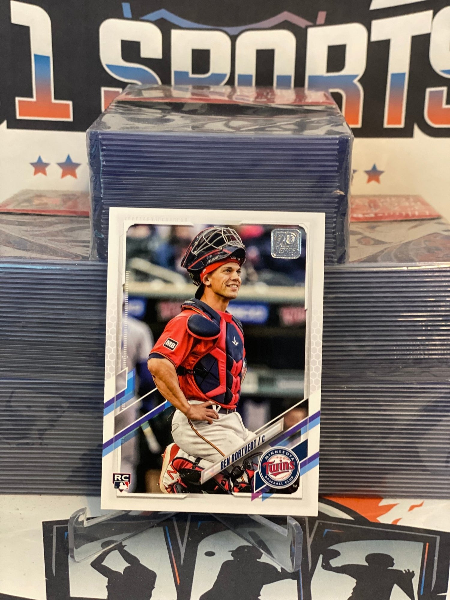 2020 Topps Update Ben Rortvedt Rookie #180