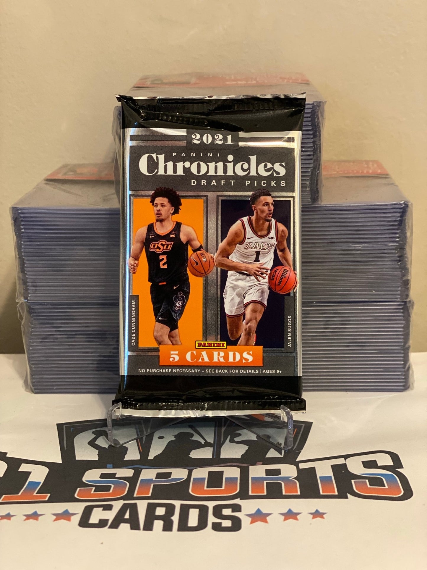 2021-22 Panini Chronicles NBA Draft Picks Basketball Retail Pack