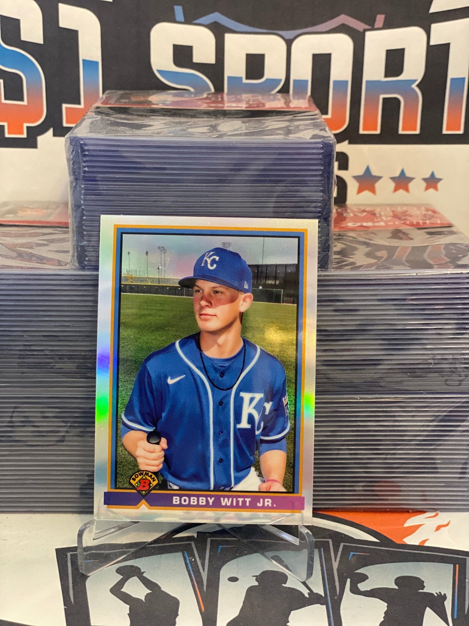 2021 Bowman Chrome (1991 Redux) Bobby Witt Jr. #91B-BW