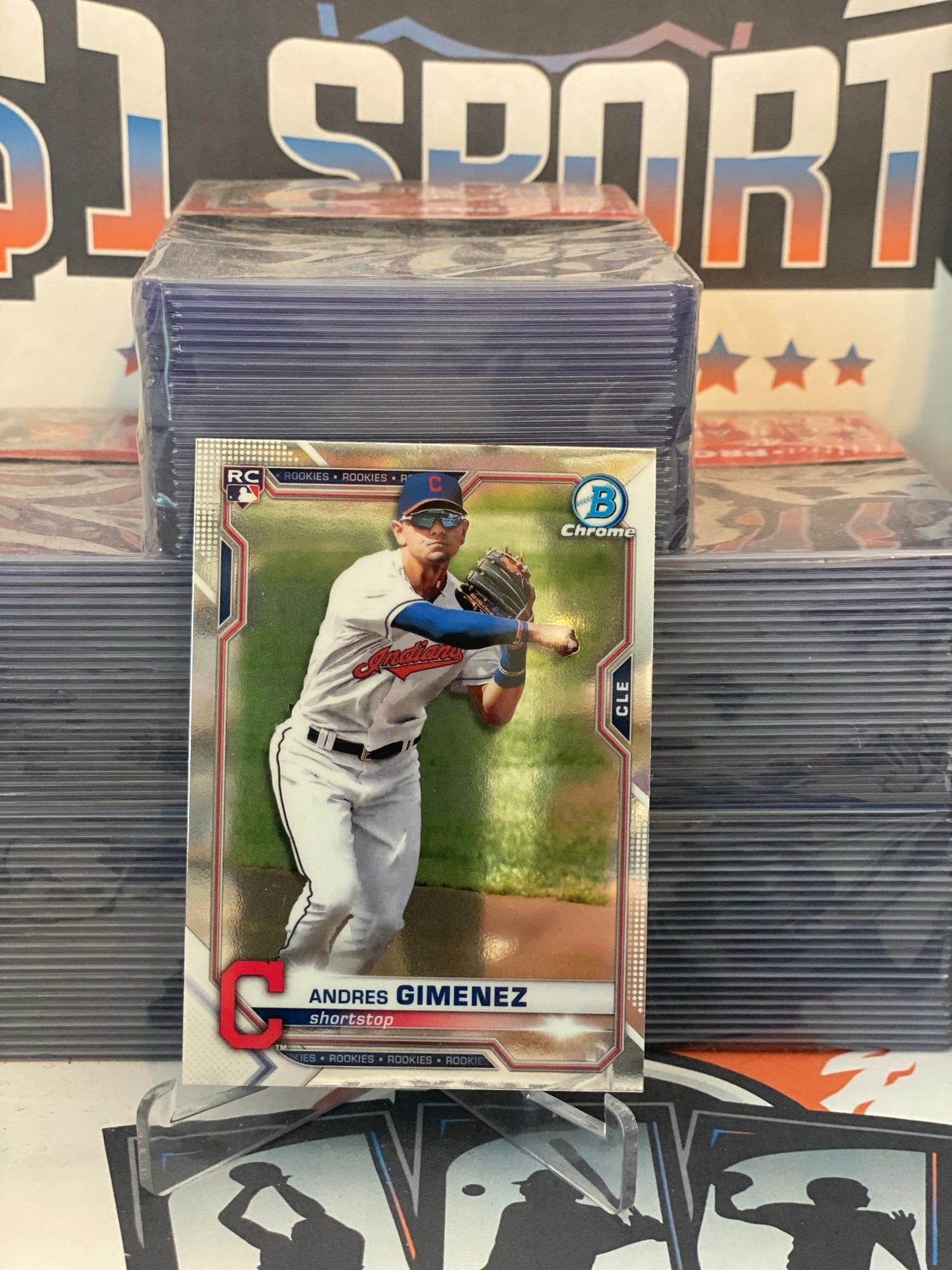 2021 Bowman Chrome Andres Gimenez Rookie #12