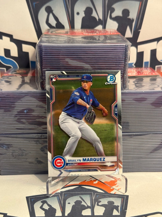 2021 Bowman Chrome Brailyn Marquez Rookie #100