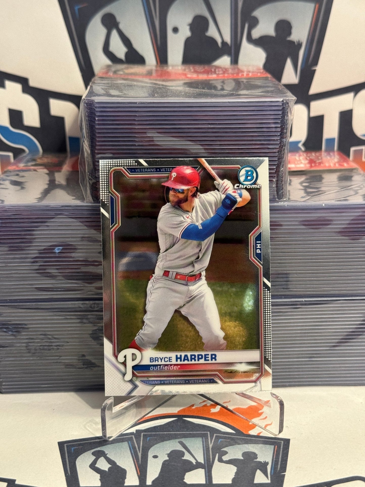 2021 Bowman Chrome Bryce Harper #96