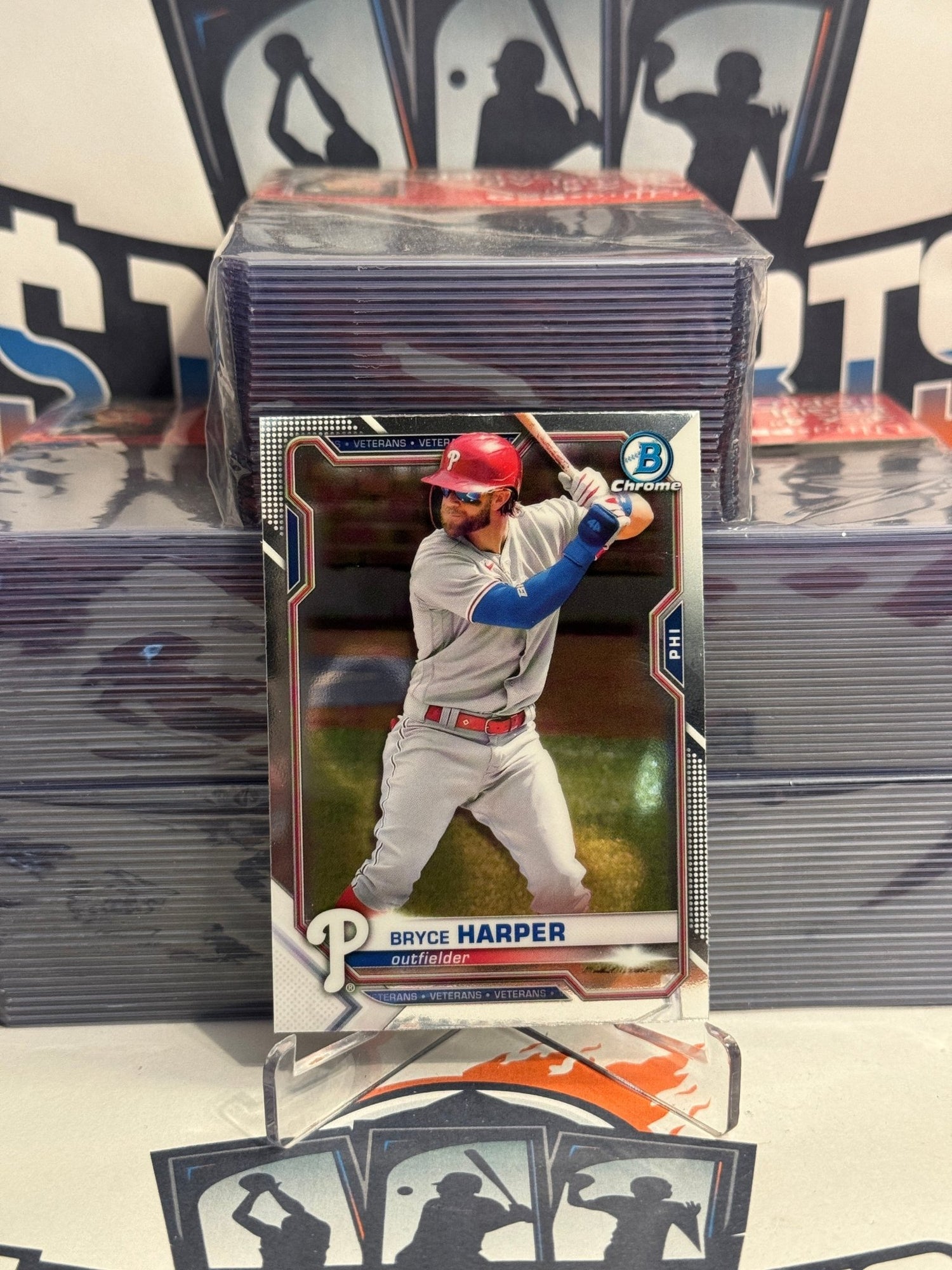 2021 Bowman Chrome Bryce Harper #96