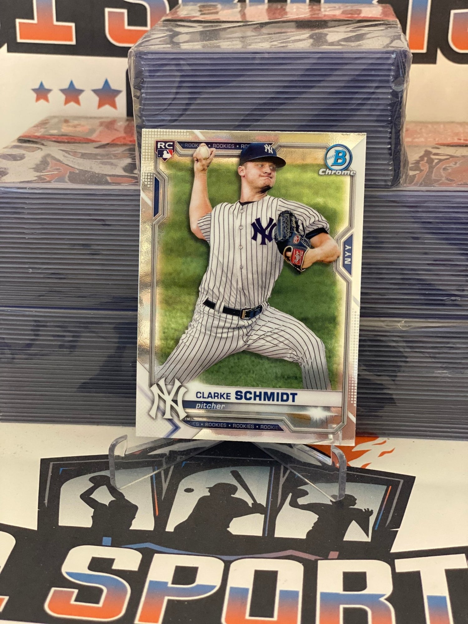 2021 Bowman Chrome Clarke Schmidt Rookie #33