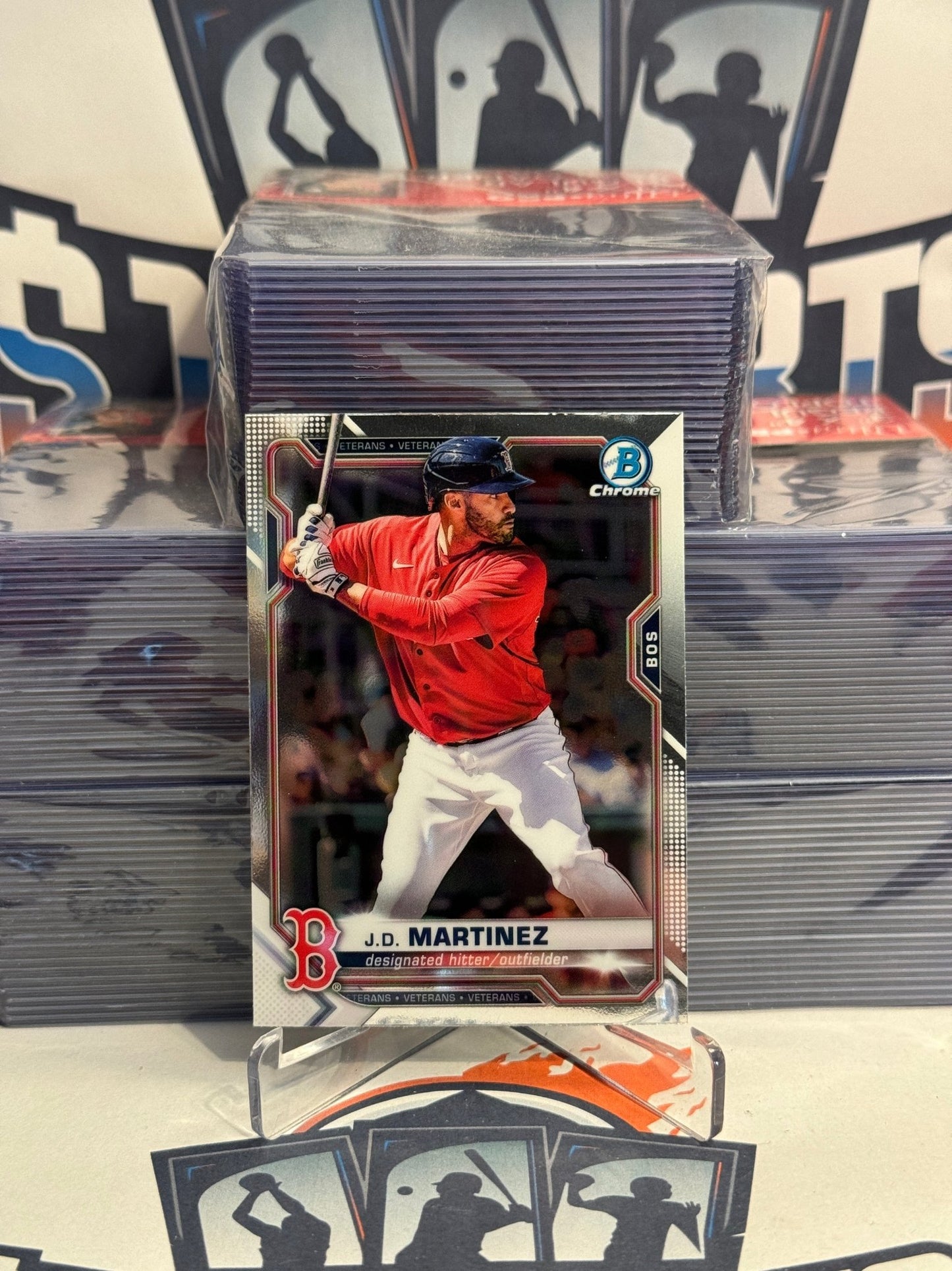 2021 Bowman Chrome J.D. Martinez #58