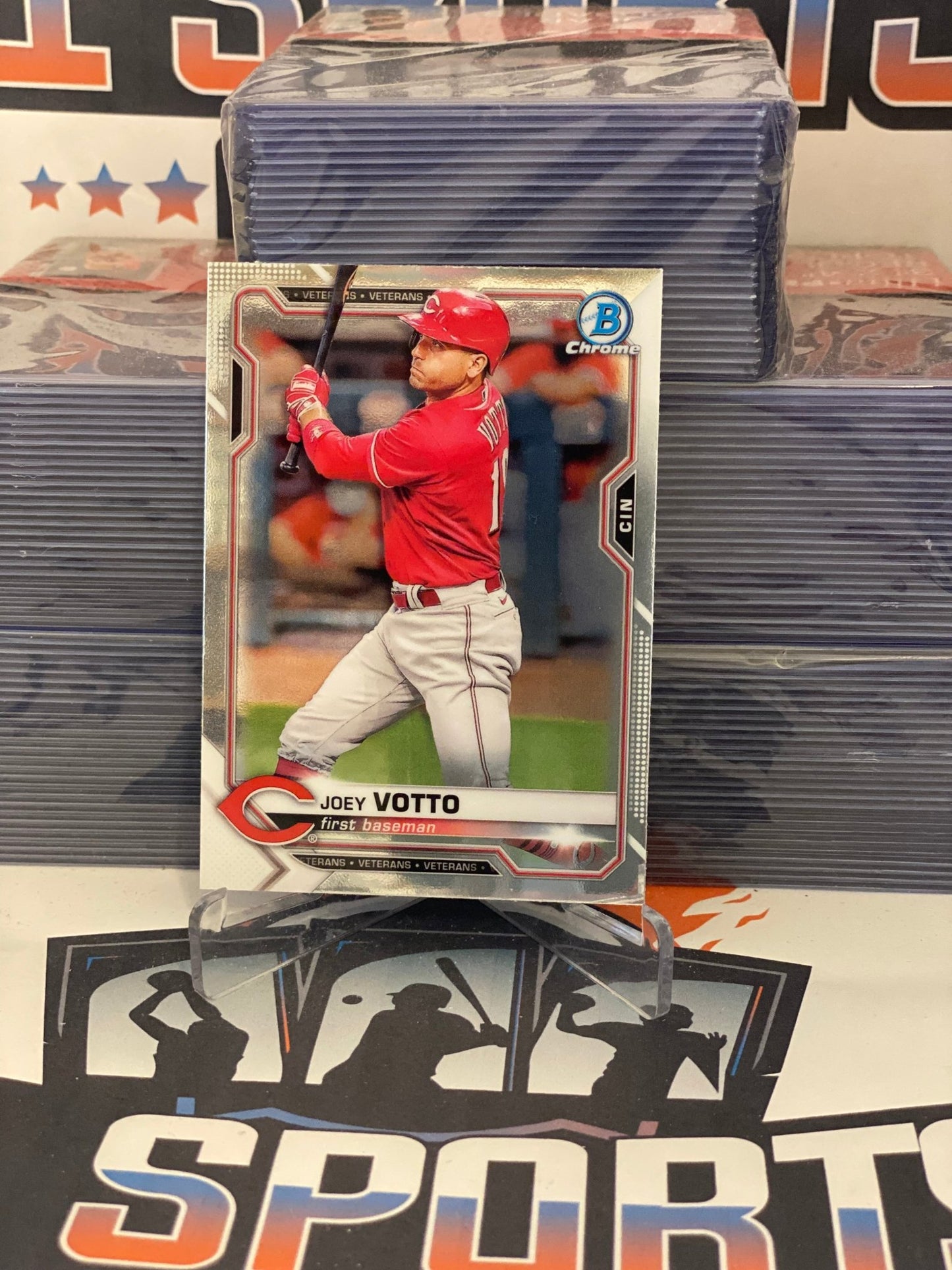 2021 Bowman Chrome Joey Votto #2