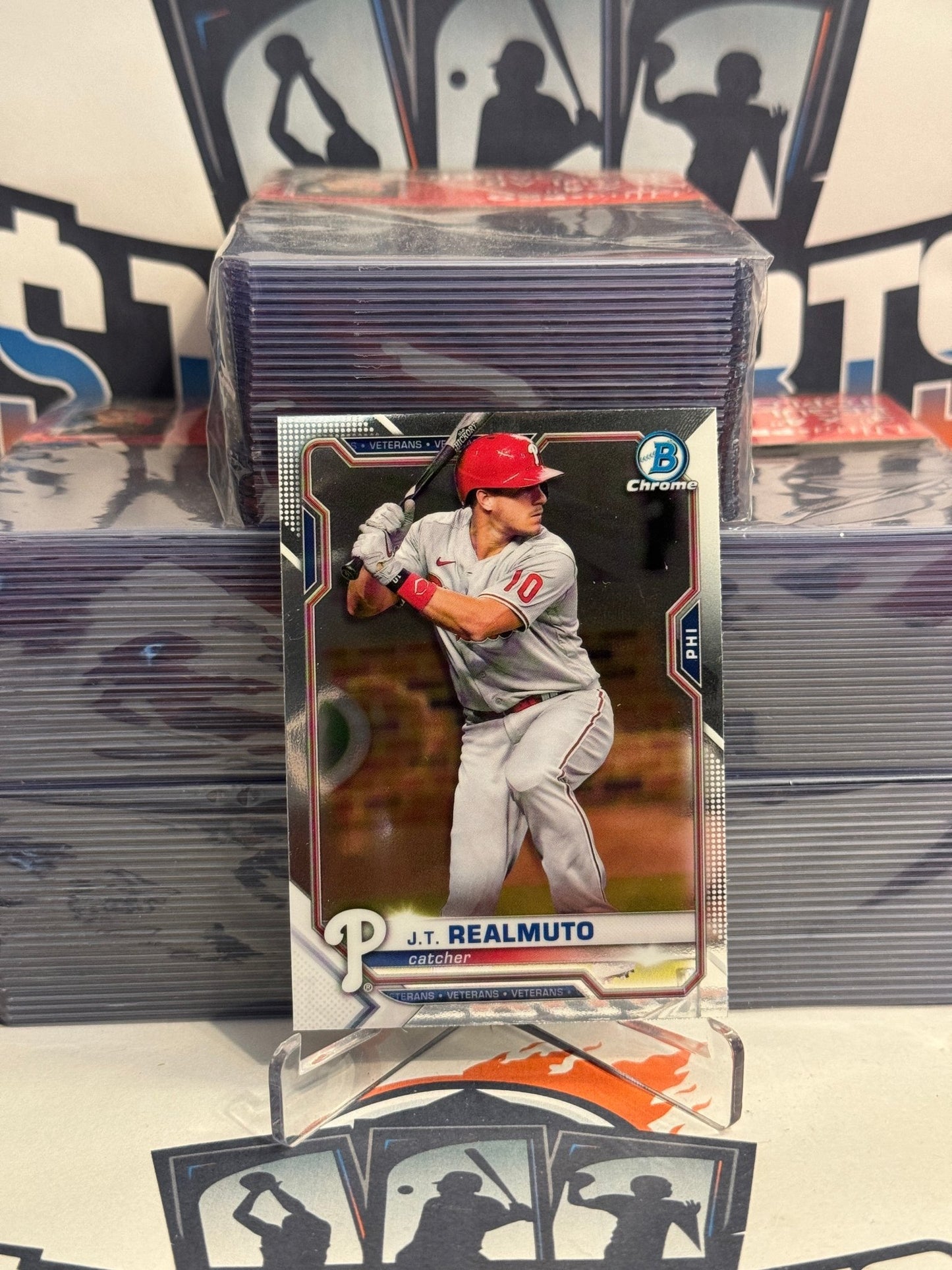 2021 Bowman Chrome J.T. Realmuto #18