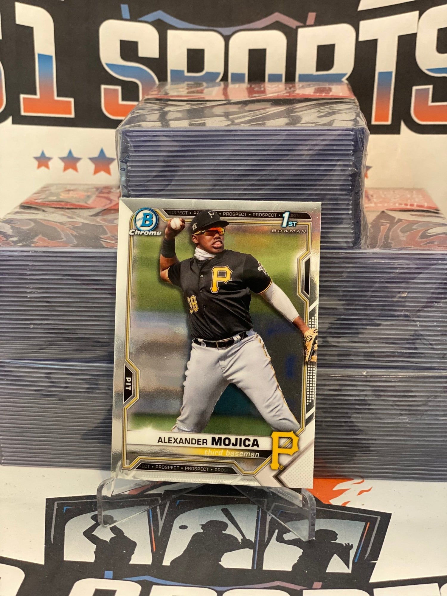 2021 Bowman Chrome Prospects (1st Bowman) Alexander Mojica #BCP-179