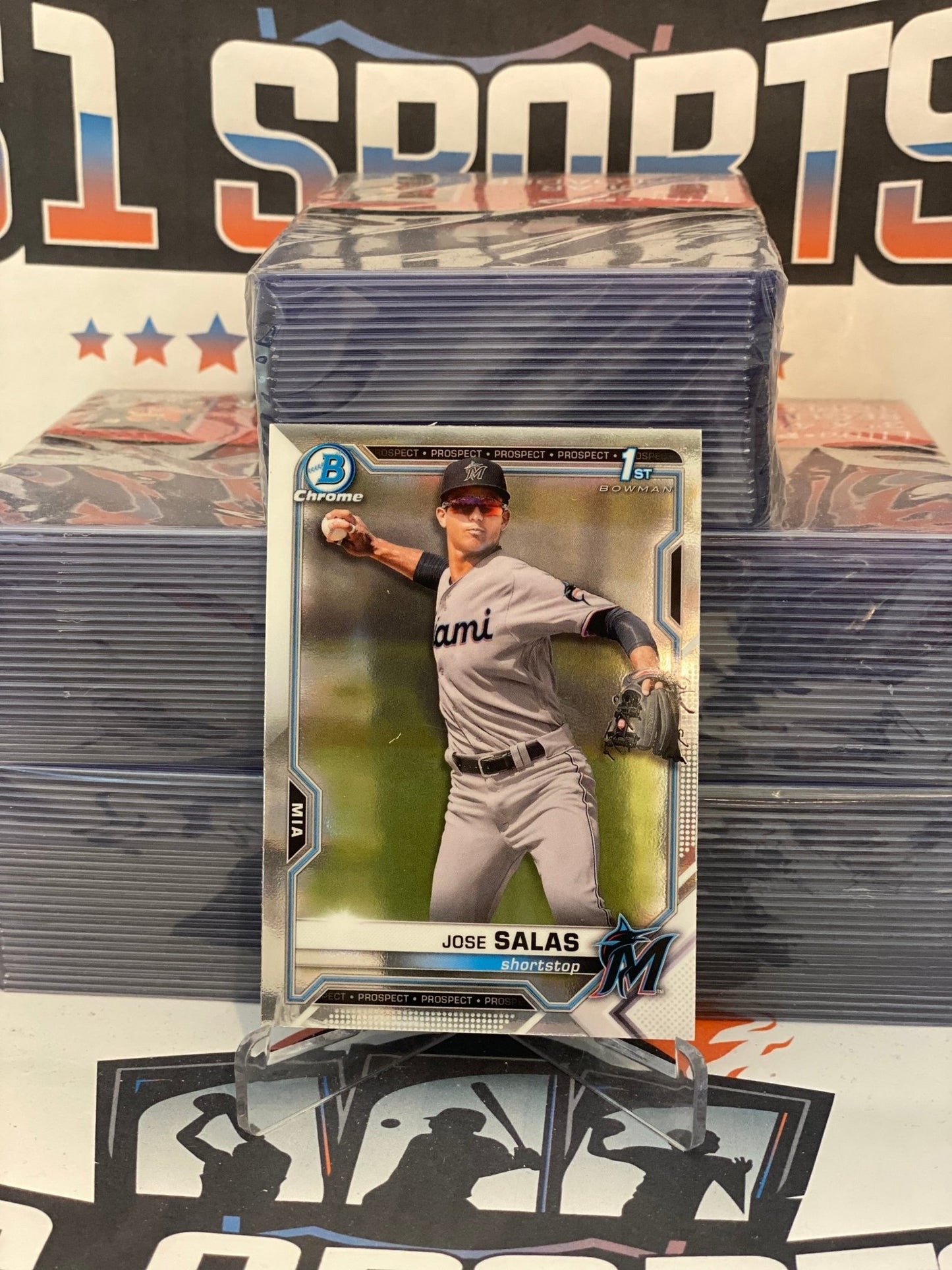 2021 Bowman Chrome Prospects (1st Bowman) Jose Salas #BCP-110