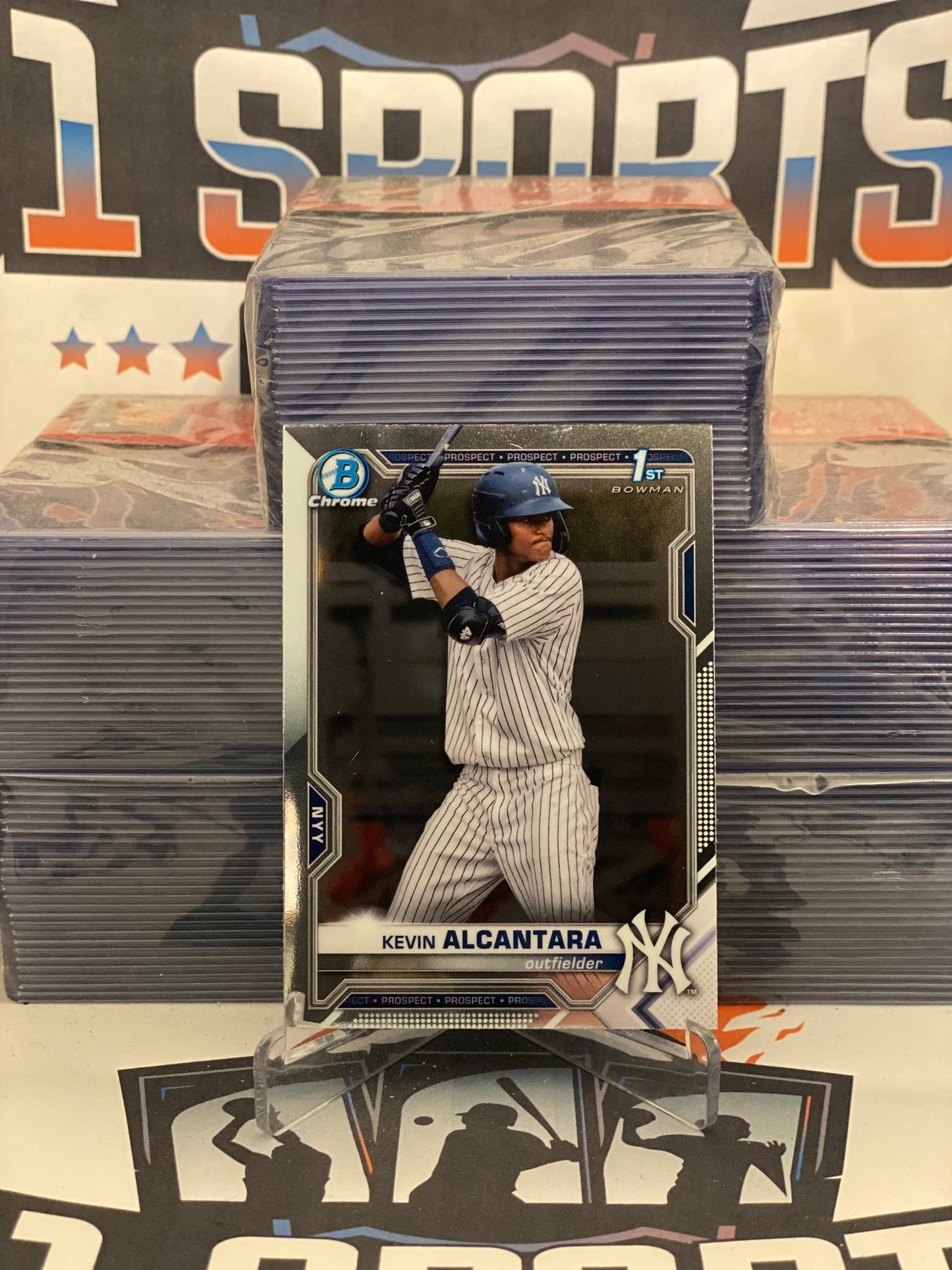 2021 Bowman Chrome Prospects (1st Bowman) Kevin Alcantara #BCP-97