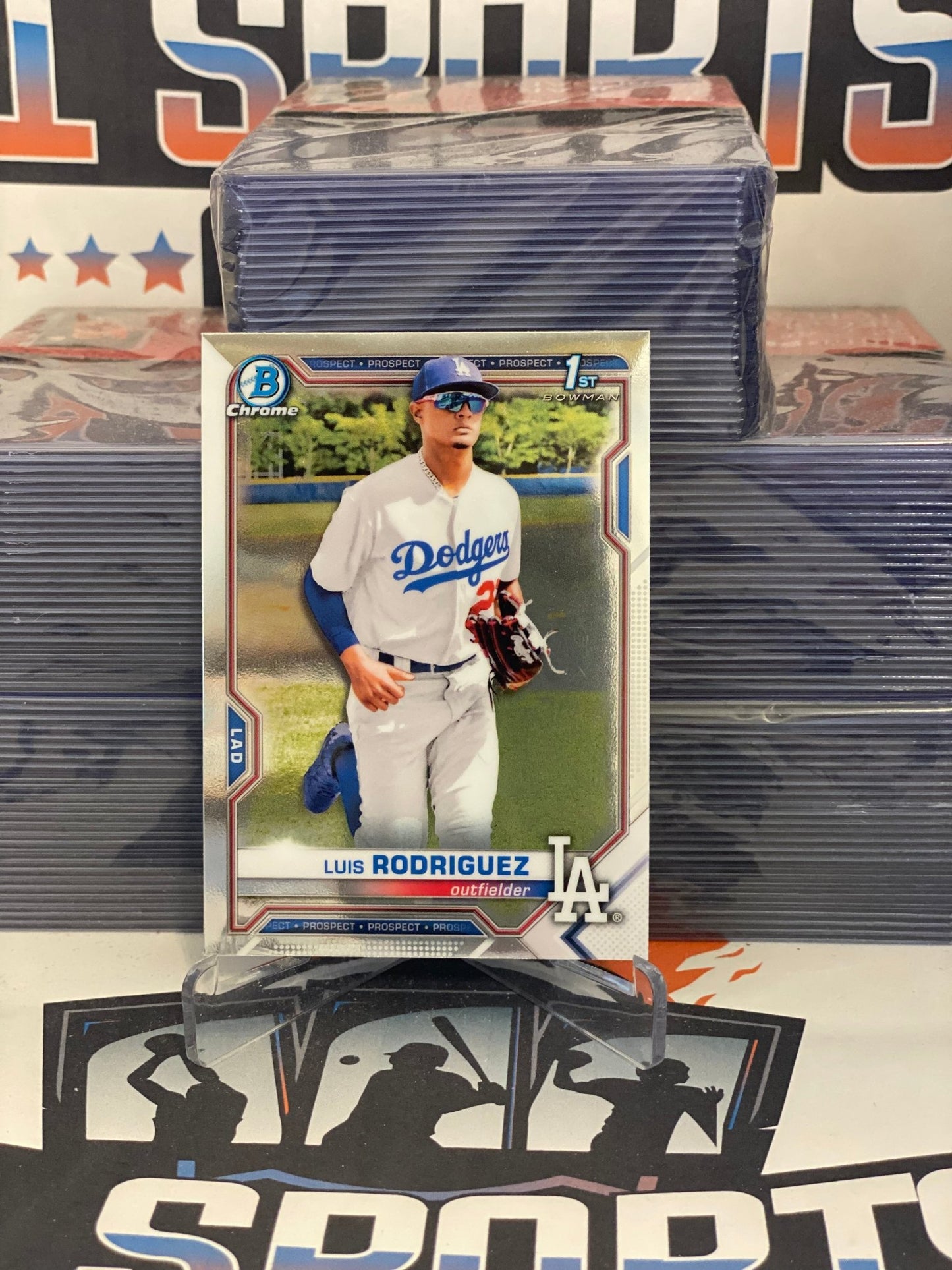 2021 Bowman Chrome Prospects (1st Bowman) Luis Rodriguez #BCP-196