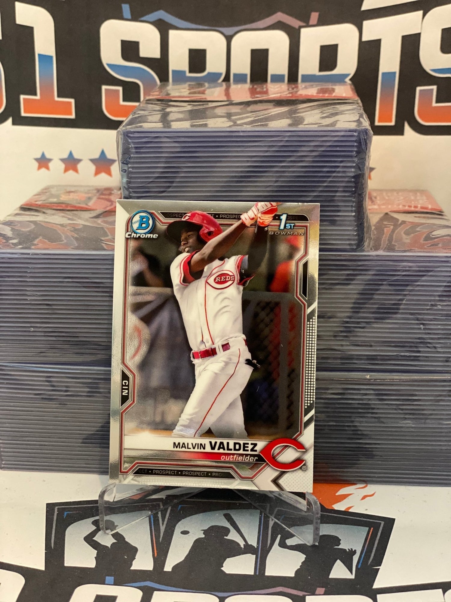 2021 Bowman Chrome Prospects (1st Bowman) Malvin Valdez #BCP-184