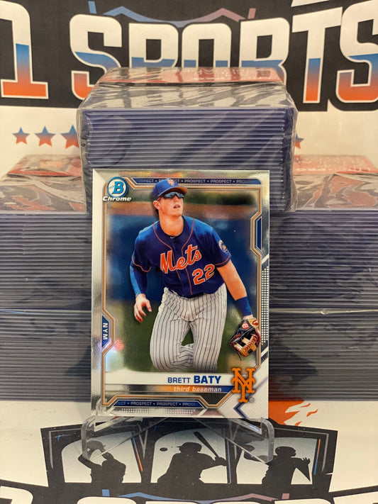 2021 Bowman Chrome Prospects Brett Baty #BCP-67