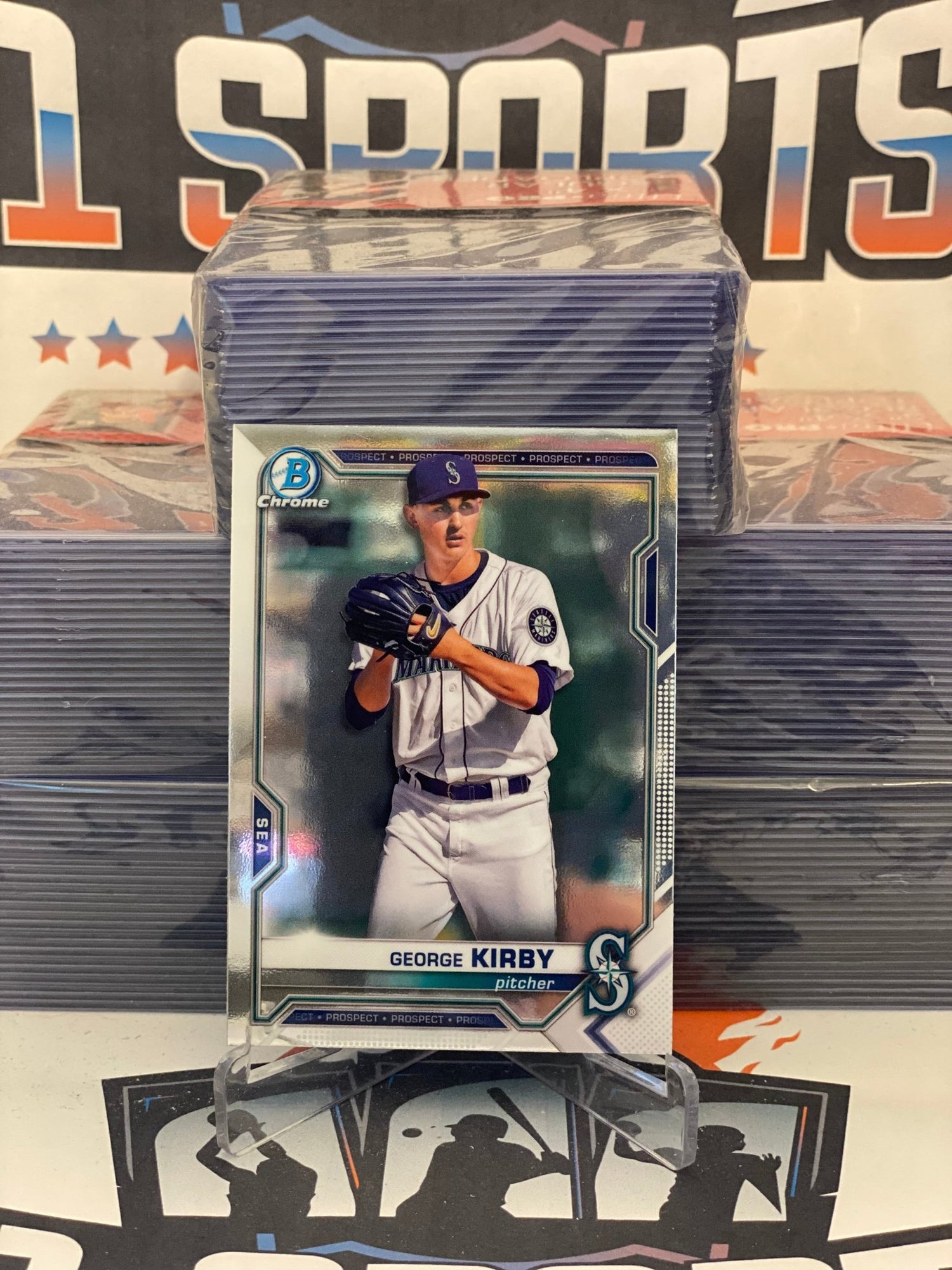 2021 Bowman Chrome Prospects George Kirby #BCP-117