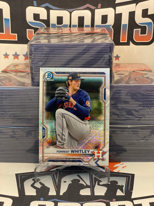 2021 Bowman Chrome Prospects (Mega Refractor) Forrest Whitley #BCP-9
