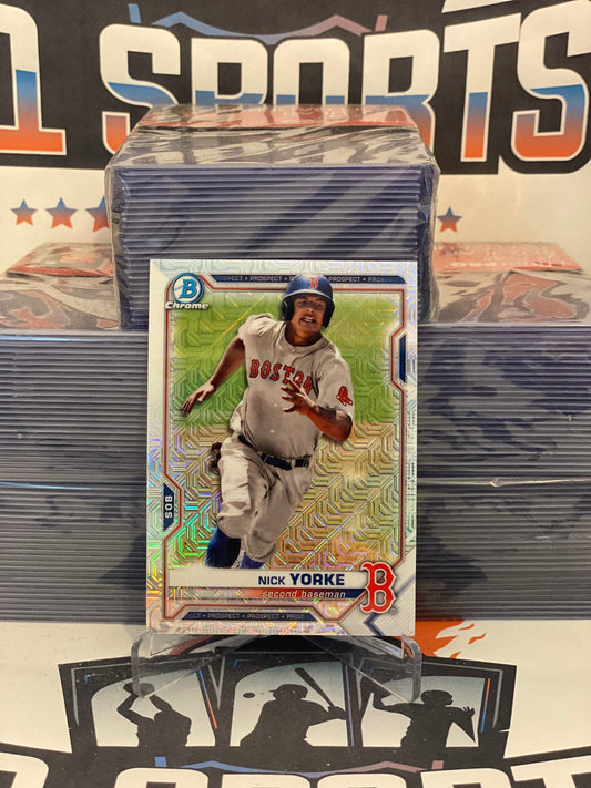 2021 Bowman Chrome Prospects (Mega Refractor) Nick Yorke #BCP-114