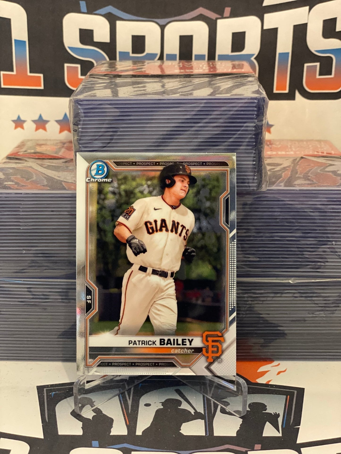 2021 Bowman Chrome Prospects Patrick Bailey #BCP-108