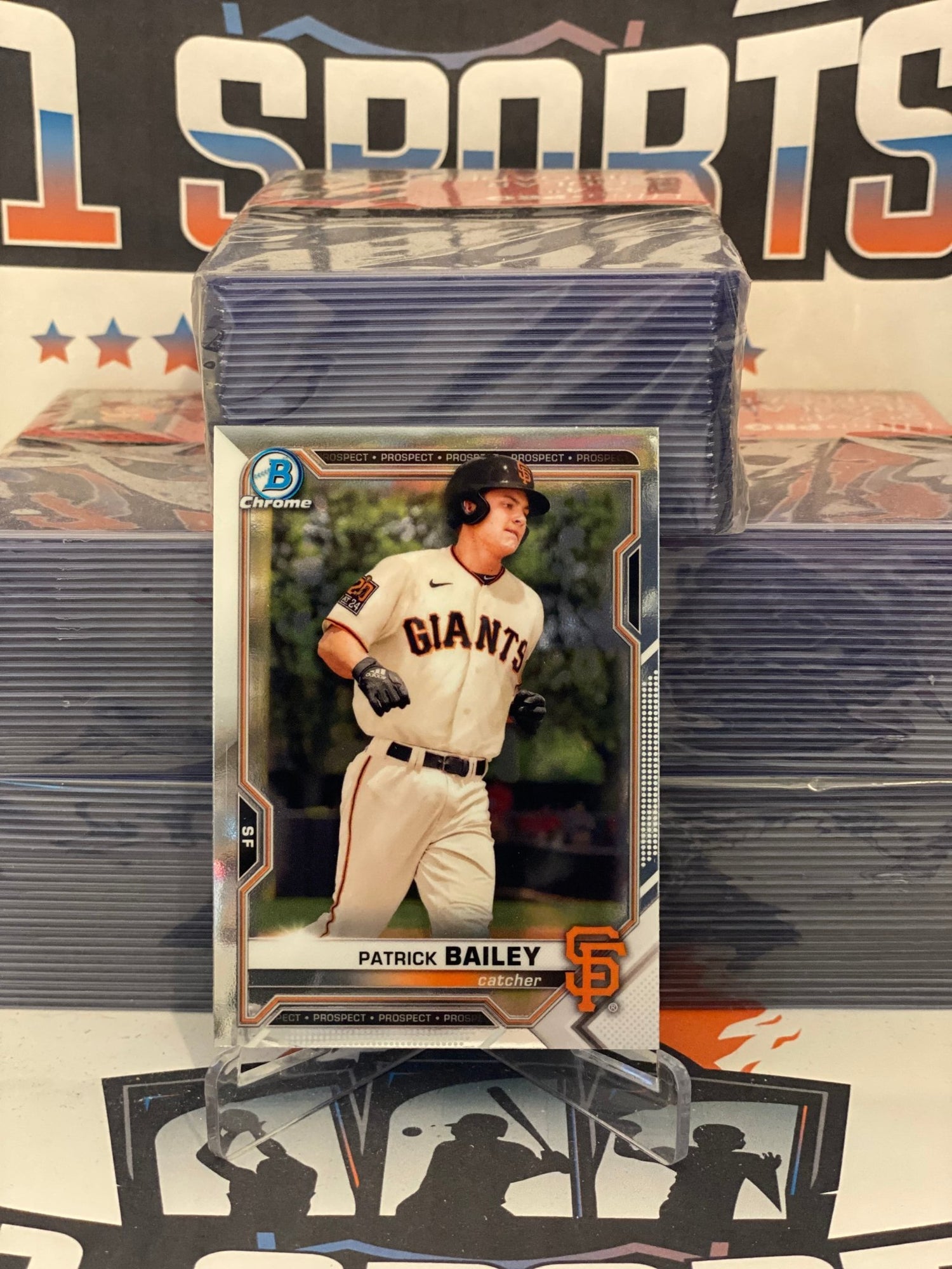 2021 Bowman Chrome Prospects Patrick Bailey #BCP-108