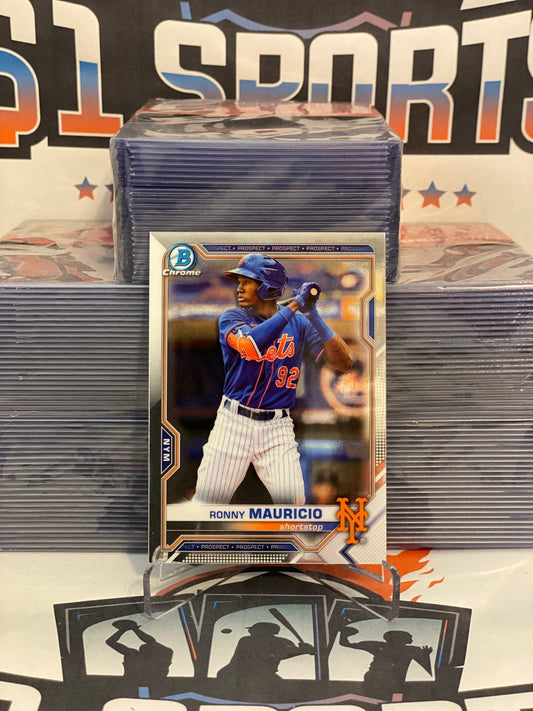 2021 Bowman Chrome Prospects Ronny Mauricio #BCP-23